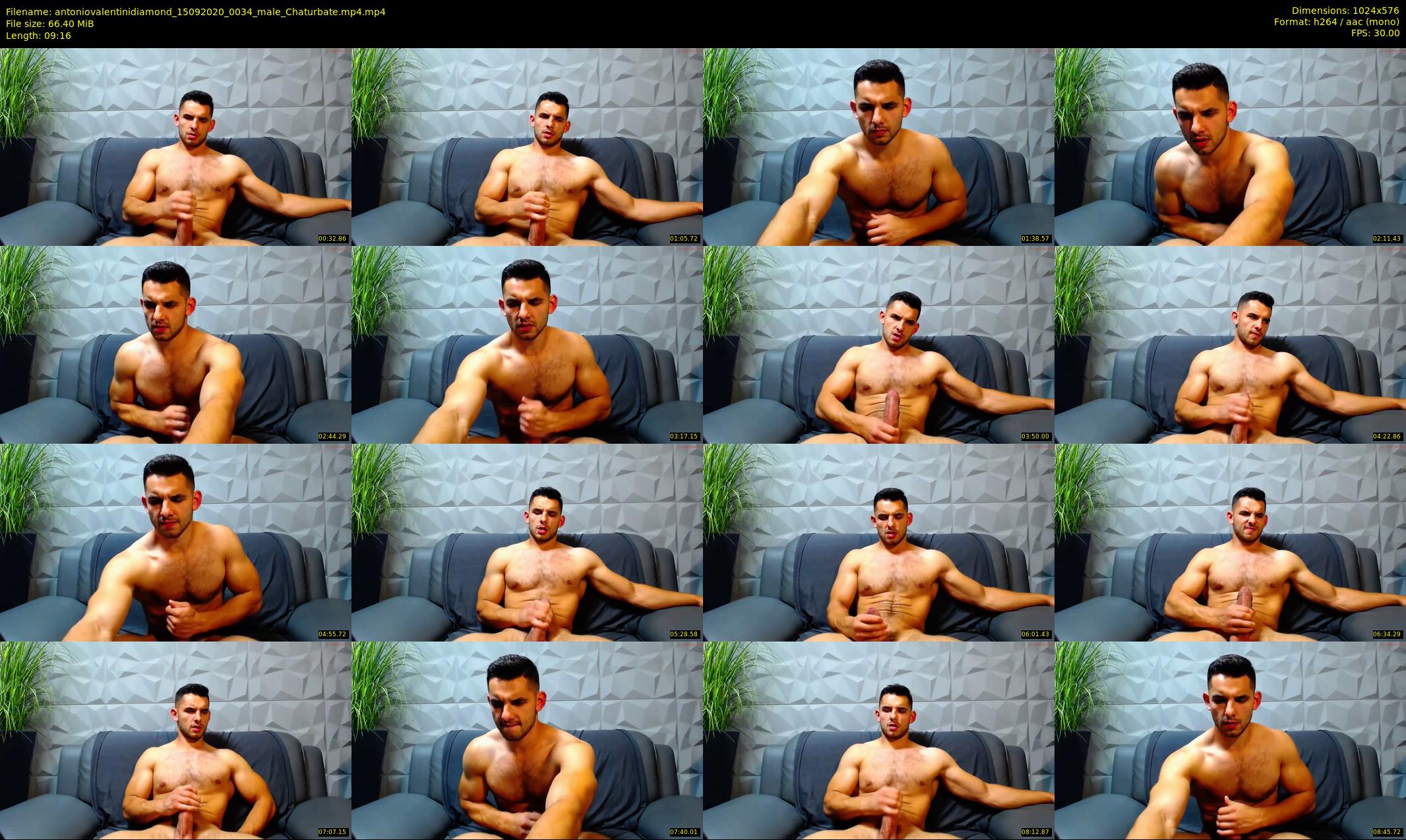antoniovalentinidiamond — 10 minute Chaturbate male cam show recording, 480p, Sep 15, 2020