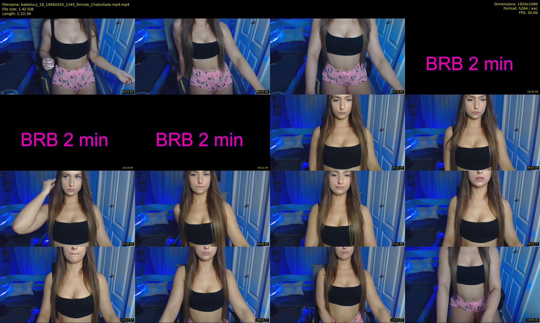 babelucy_18 — 83 minute Chaturbate female cam show recording, 1080p, Sep 14, 2020