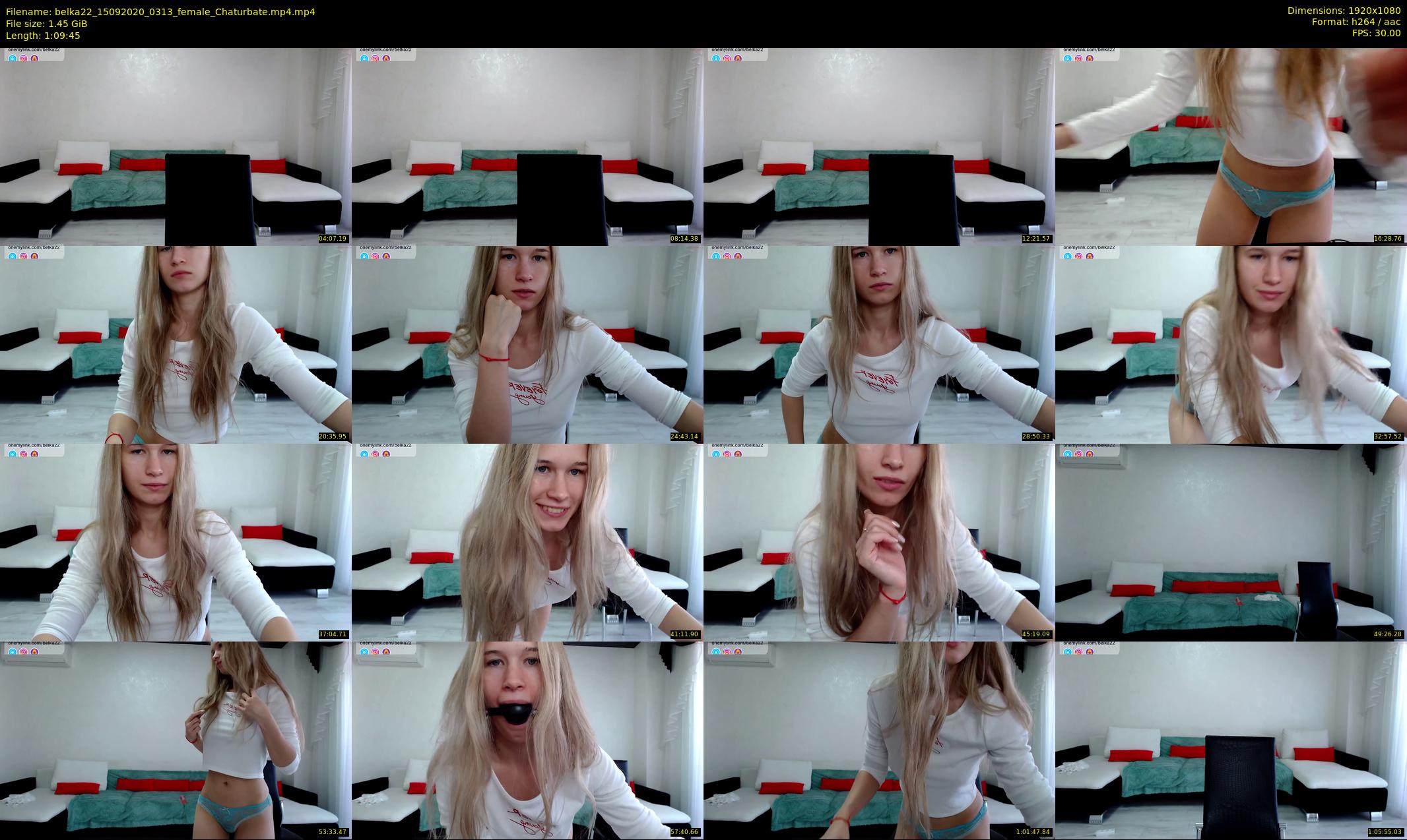 belka22 — 70 minute Chaturbate female cam show recording, 1080p, Sep 15, 2020