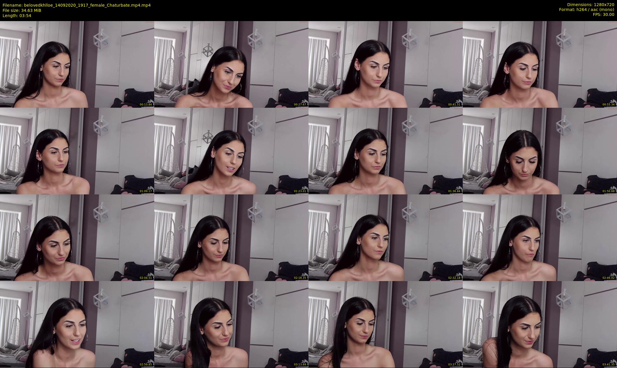 belovedkhlloe — 4 minute Chaturbate female cam show recording, 720p, Sep 14, 2020