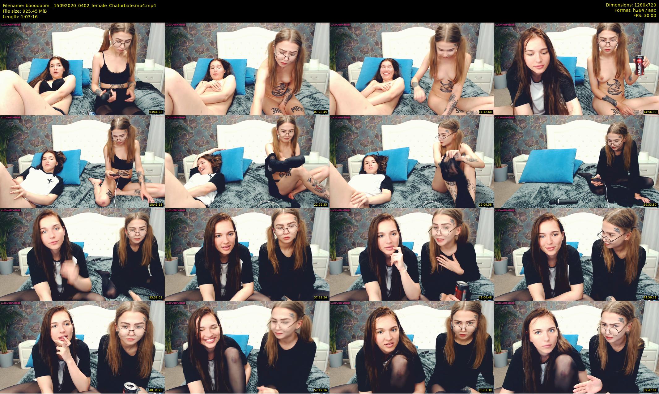 boooooom_ — 64 minute Chaturbate female cam show recording, 720p, Sep 15, 2020
