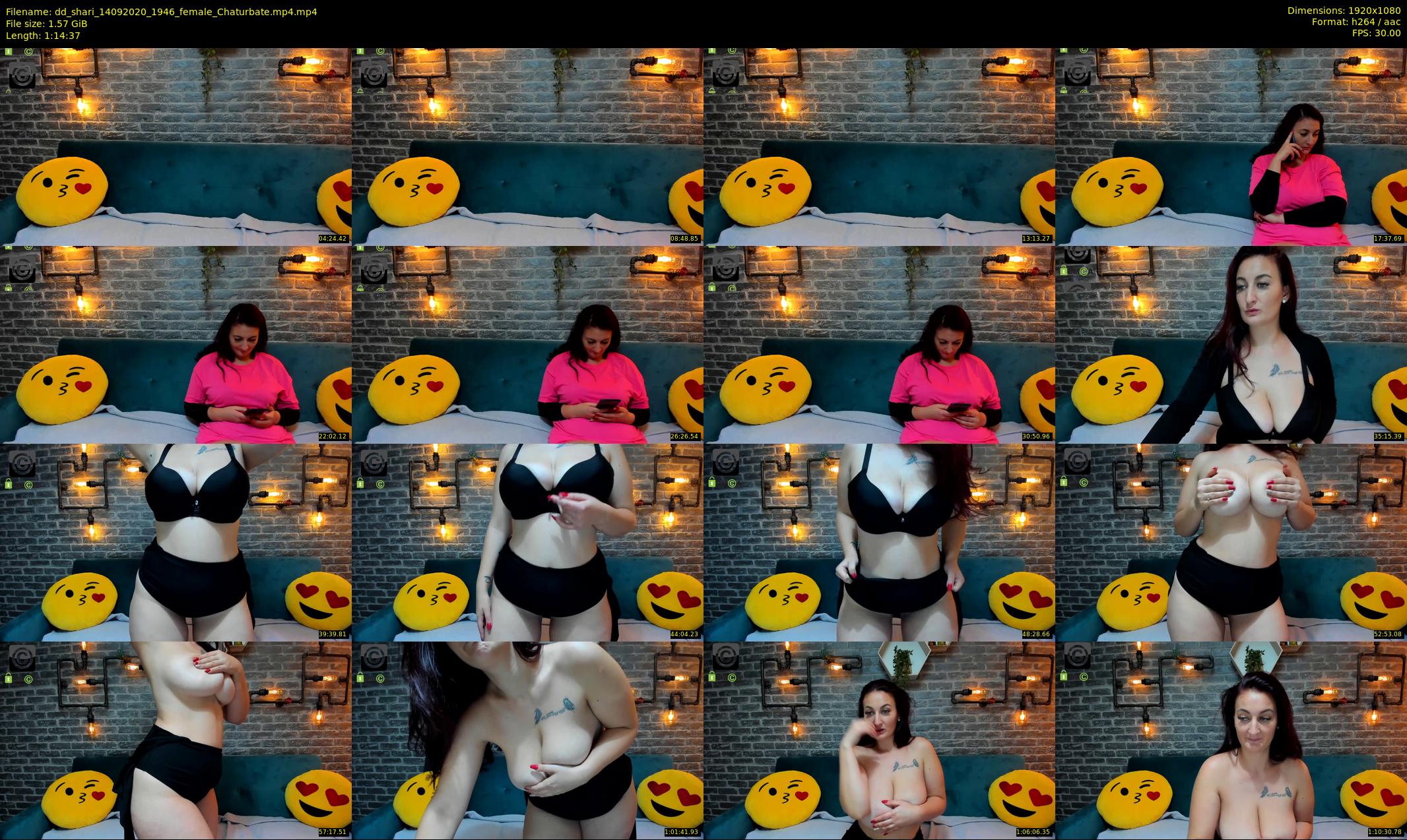dd_shari — 75 minute Chaturbate female cam show recording, 1080p, Sep 14, 2020