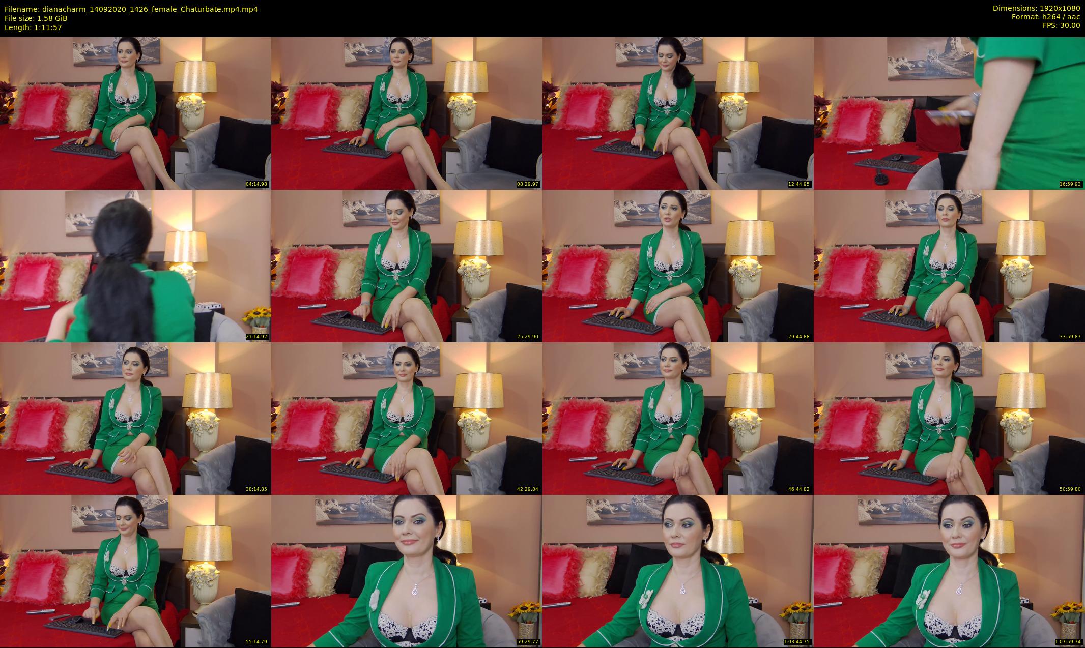 dianacharm — 72 minute Chaturbate female cam show recording, 1080p, Sep 14, 2020