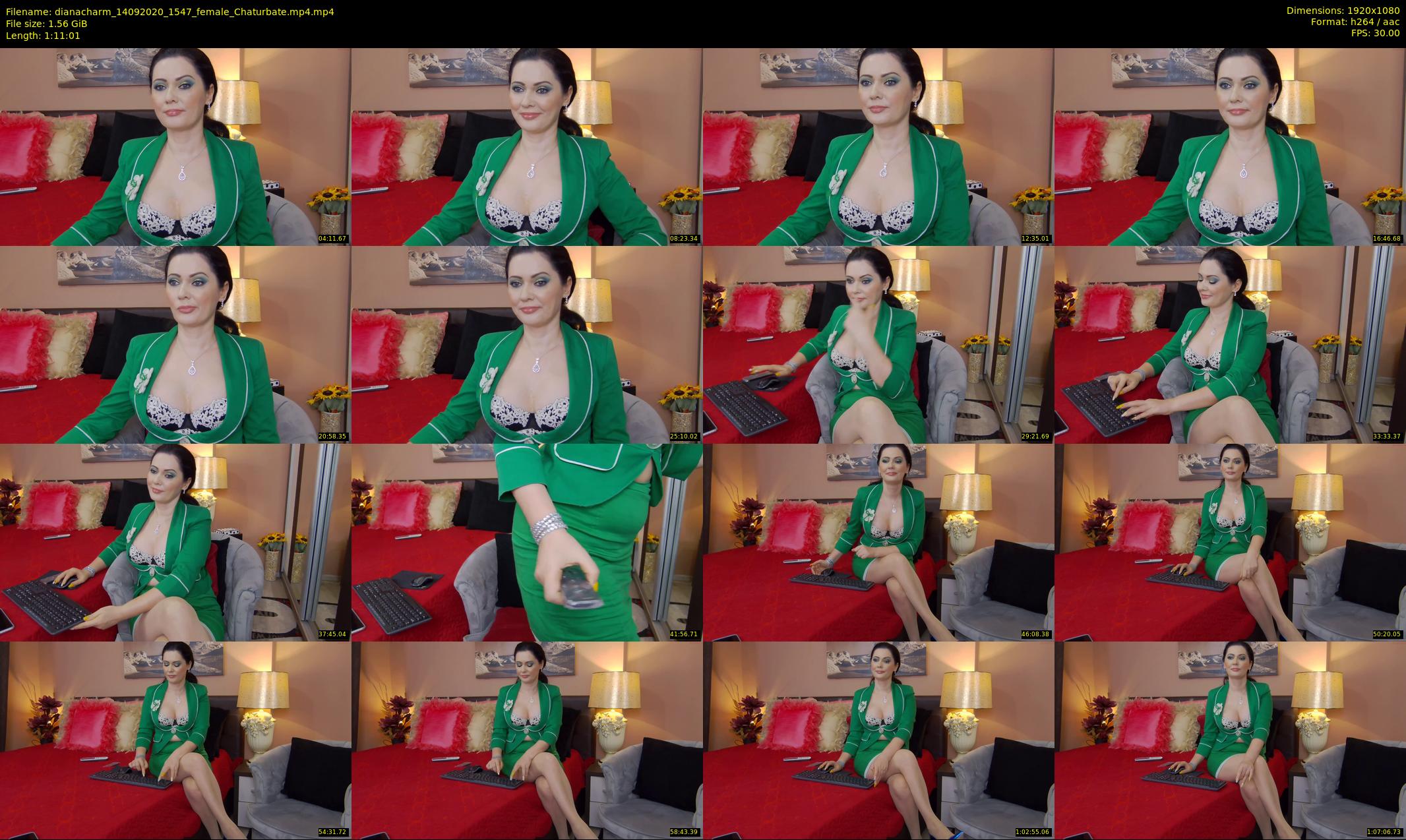 dianacharm — 72 minute Chaturbate female cam show recording, 1080p, Sep 14, 2020