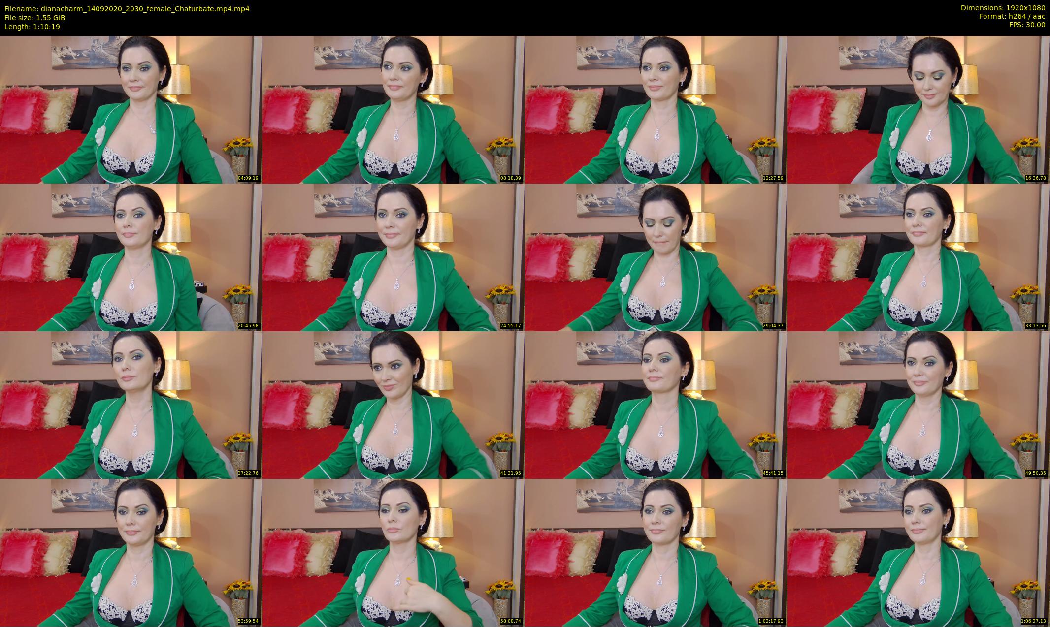 dianacharm — 71 minute Chaturbate female cam show recording, 1080p, Sep 14, 2020