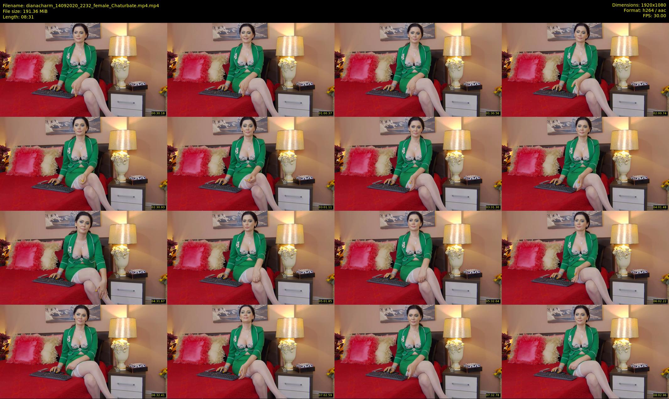 dianacharm — 9 minute Chaturbate female cam show recording, 1080p, Sep 14, 2020