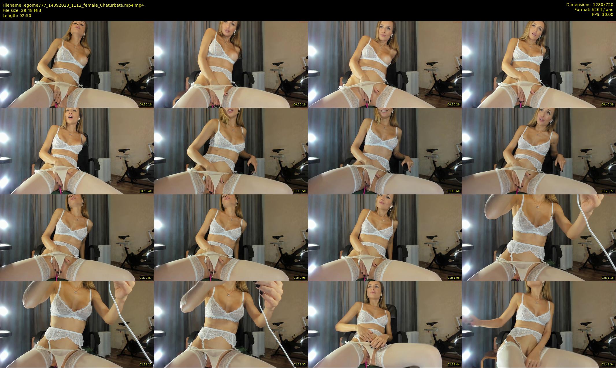 egome777 — 3 minute Chaturbate female cam show recording, 720p, Sep 14, 2020