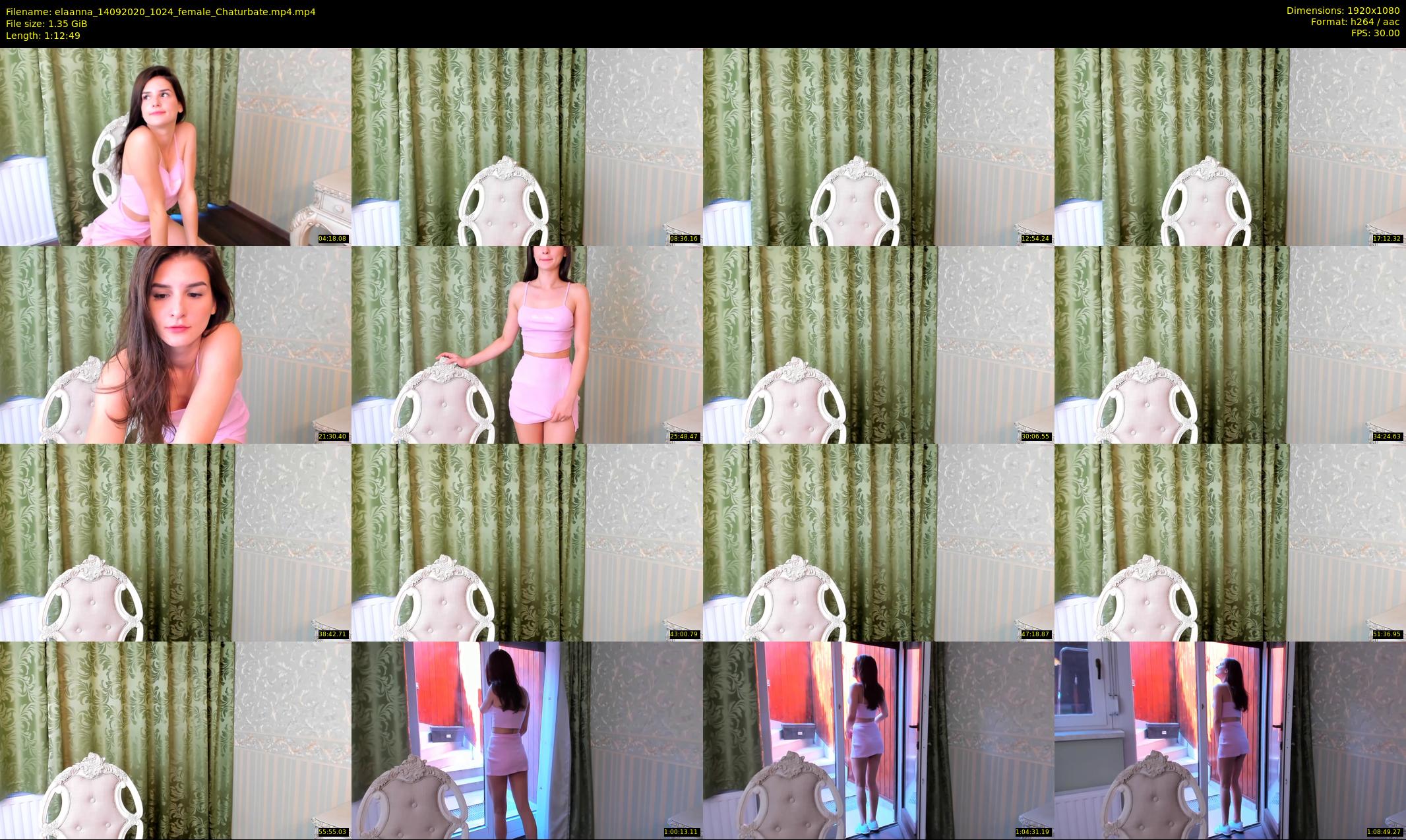 elaanna — 73 minute Chaturbate female cam show recording, 1080p, Sep 14, 2020