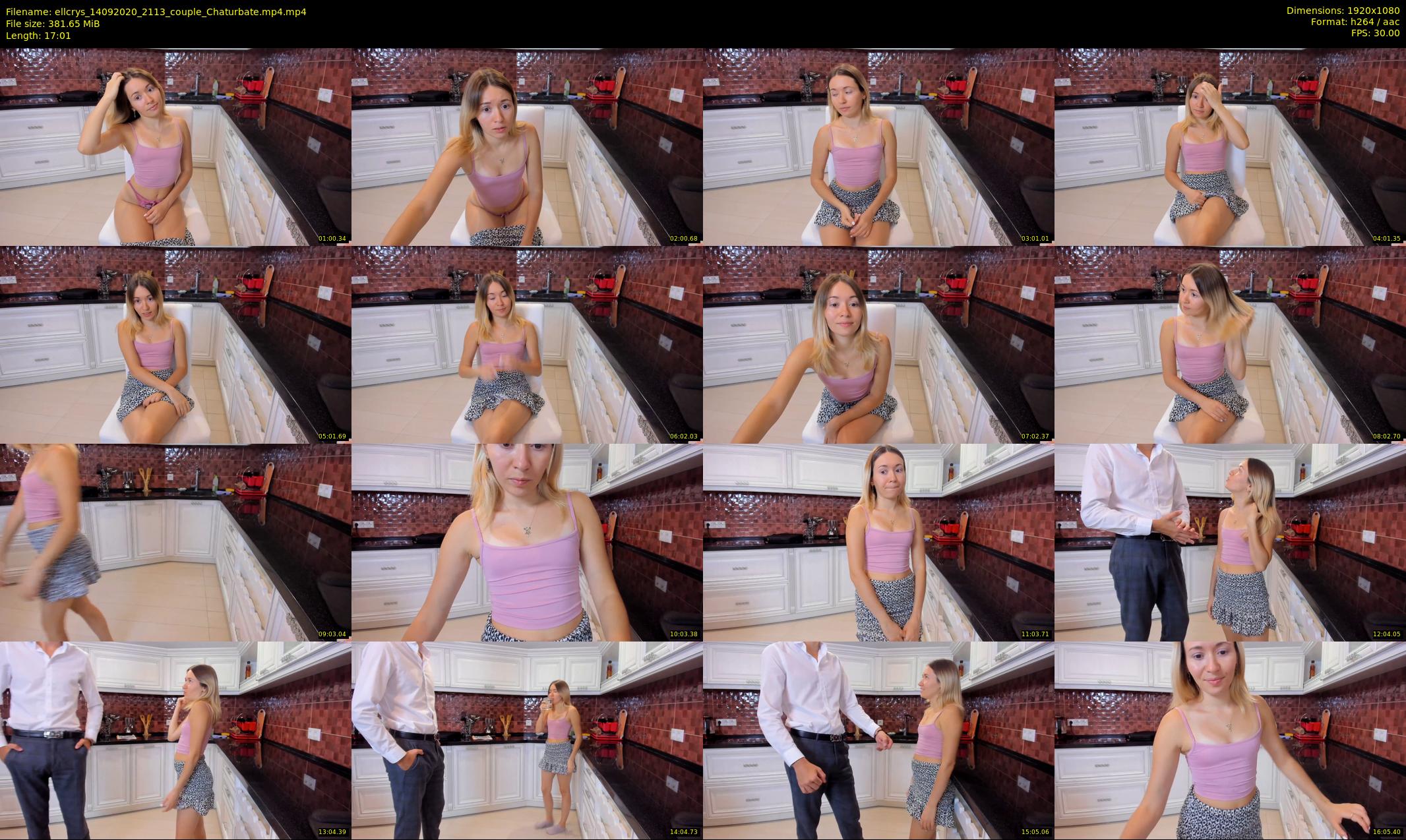 ellcrys — 18 minute Chaturbate couple cam show recording, 1080p, Sep 14, 2020