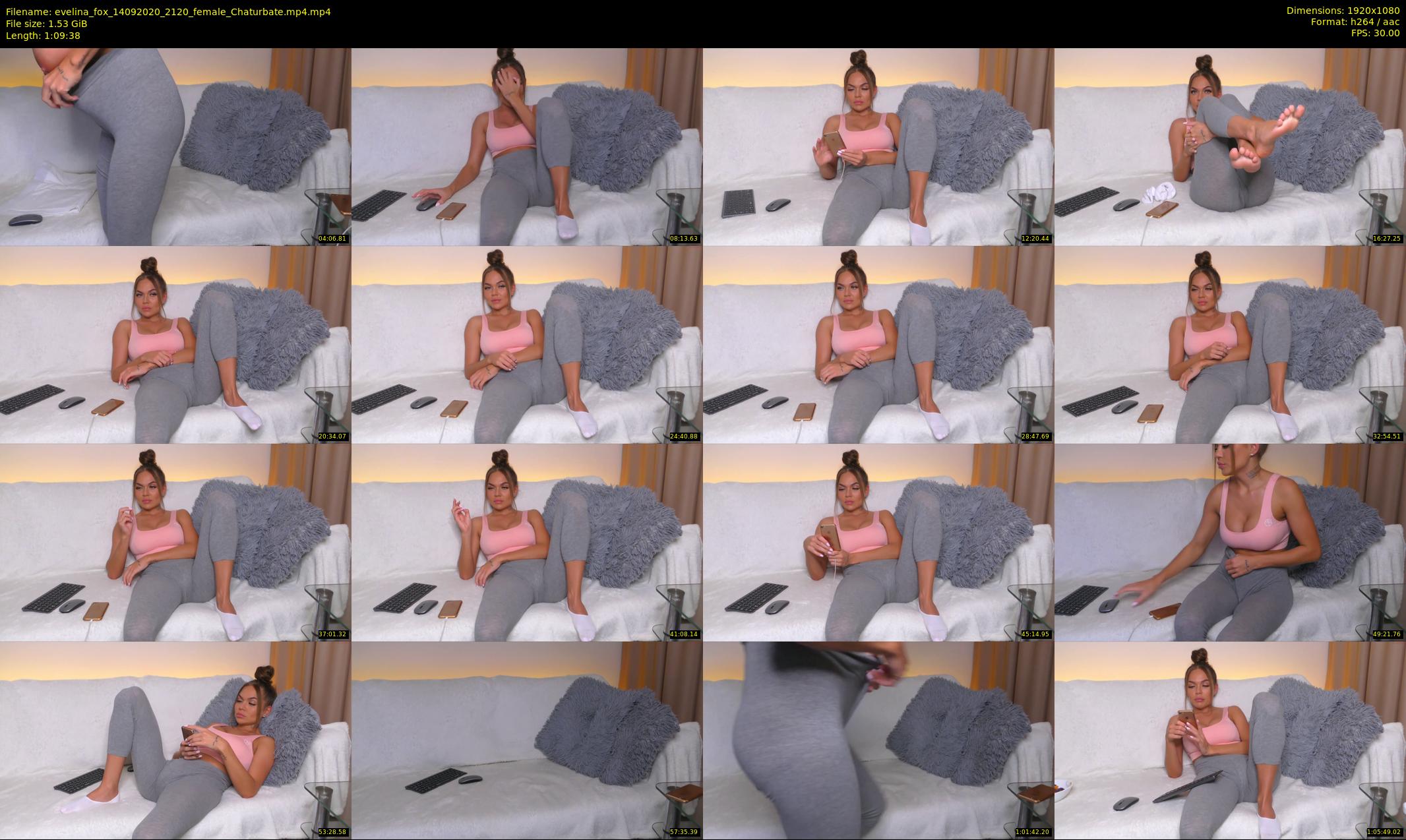 evelina_fox — 70 minute Chaturbate female cam show recording, 1080p, Sep 14, 2020