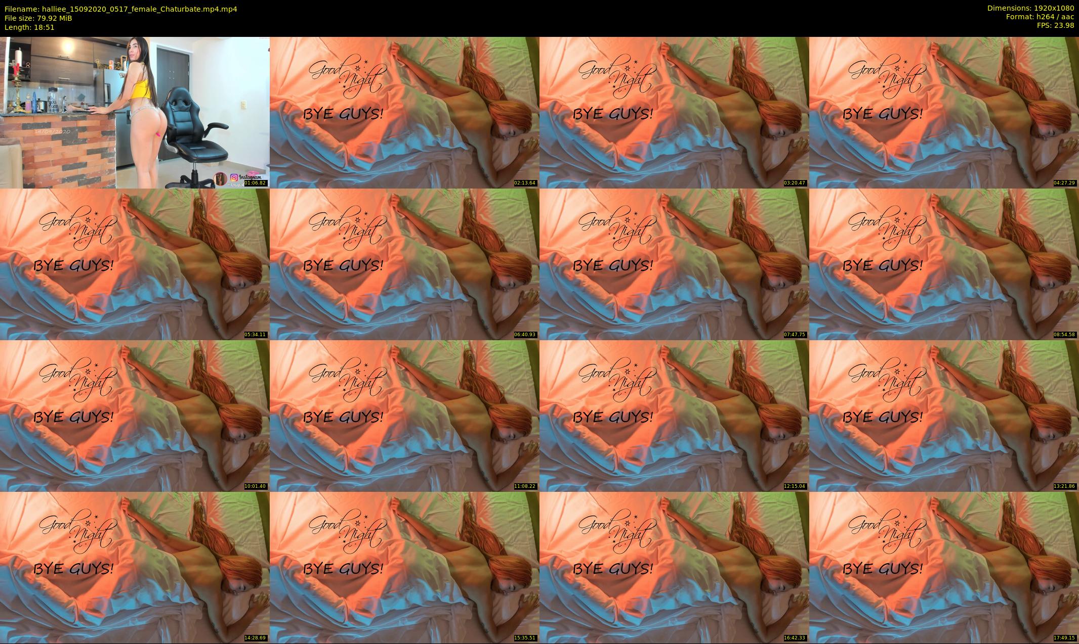halliee — 19 minute Chaturbate couple cam show recording, 1080p, Sep 15, 2020