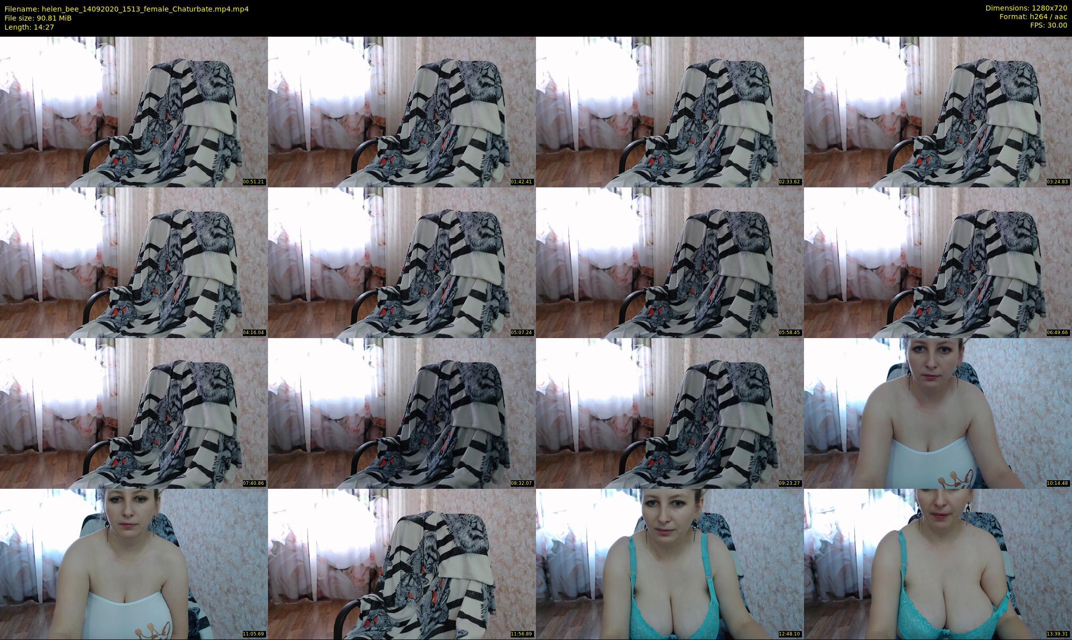 helen_bee — 15 minute Chaturbate female cam show recording, 720p, Sep 14, 2020
