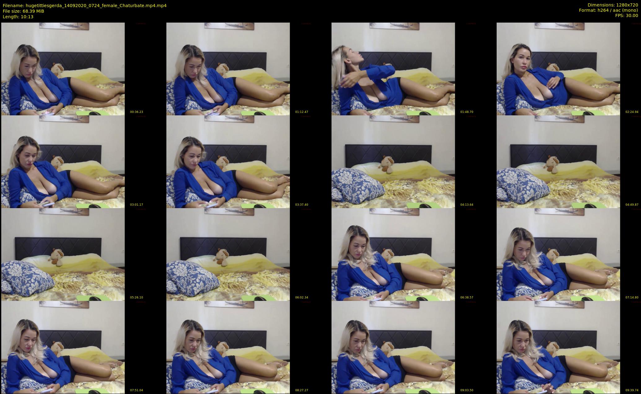 hugetittiesgerda — 11 minute Chaturbate female cam show recording, 720p, Sep 14, 2020