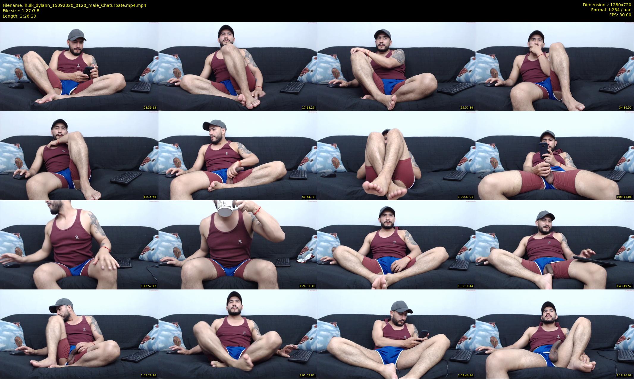 hulk_dylann — 147 minute Chaturbate male cam show recording, 720p, Sep 15, 2020