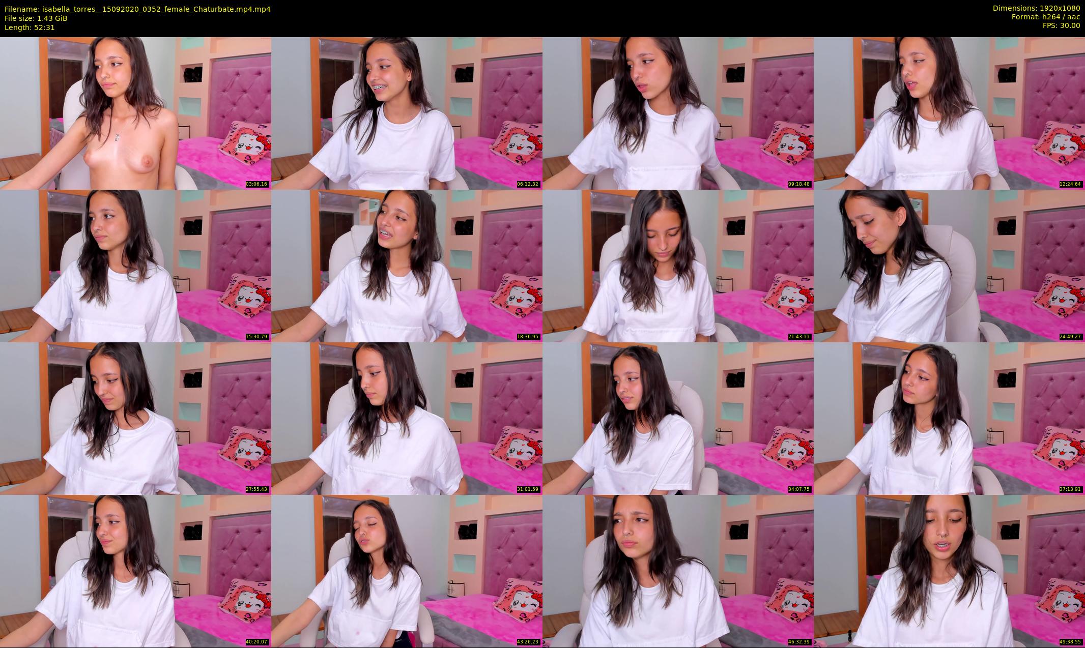 isabella_torres_ — 53 minute Chaturbate female cam show recording, 1080p, Sep 15, 2020