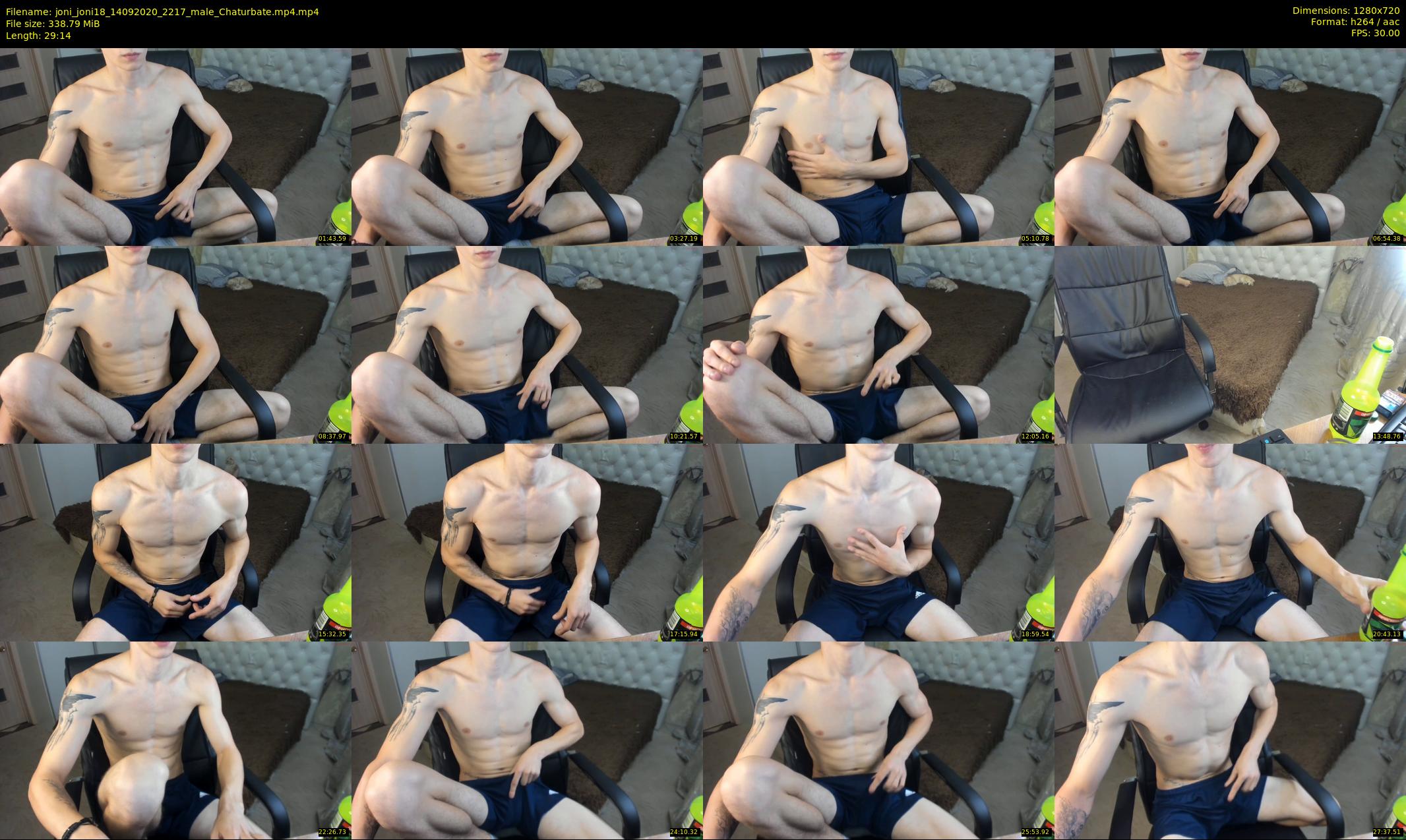 joni_joni18 — 30 minute Chaturbate male cam show recording, 720p, Sep 14, 2020