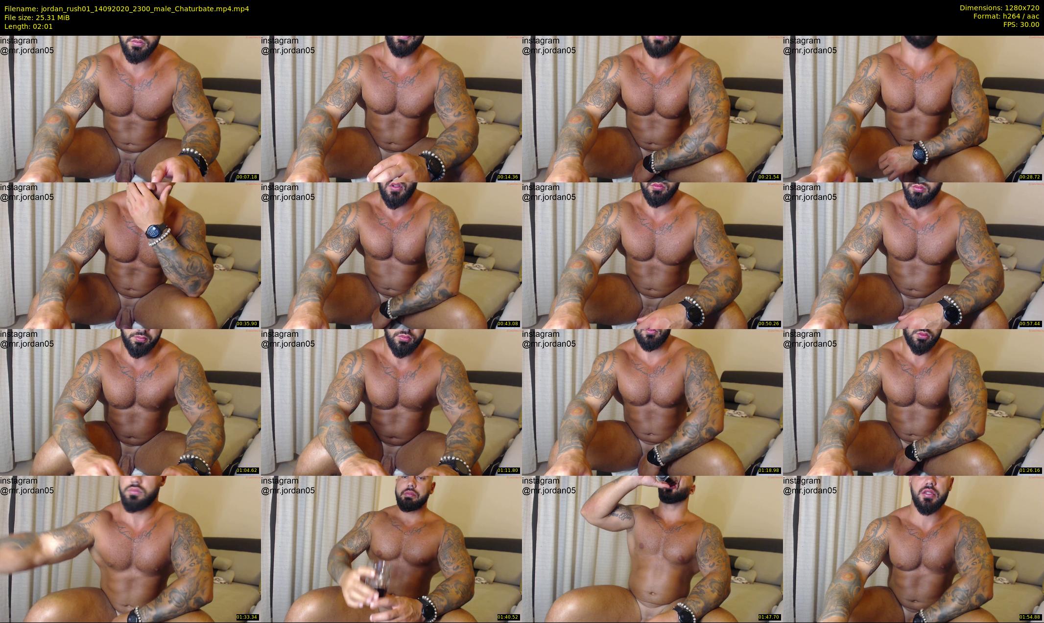 jordan_rush01 — 3 minute Chaturbate male cam show recording, 720p, Sep 14, 2020