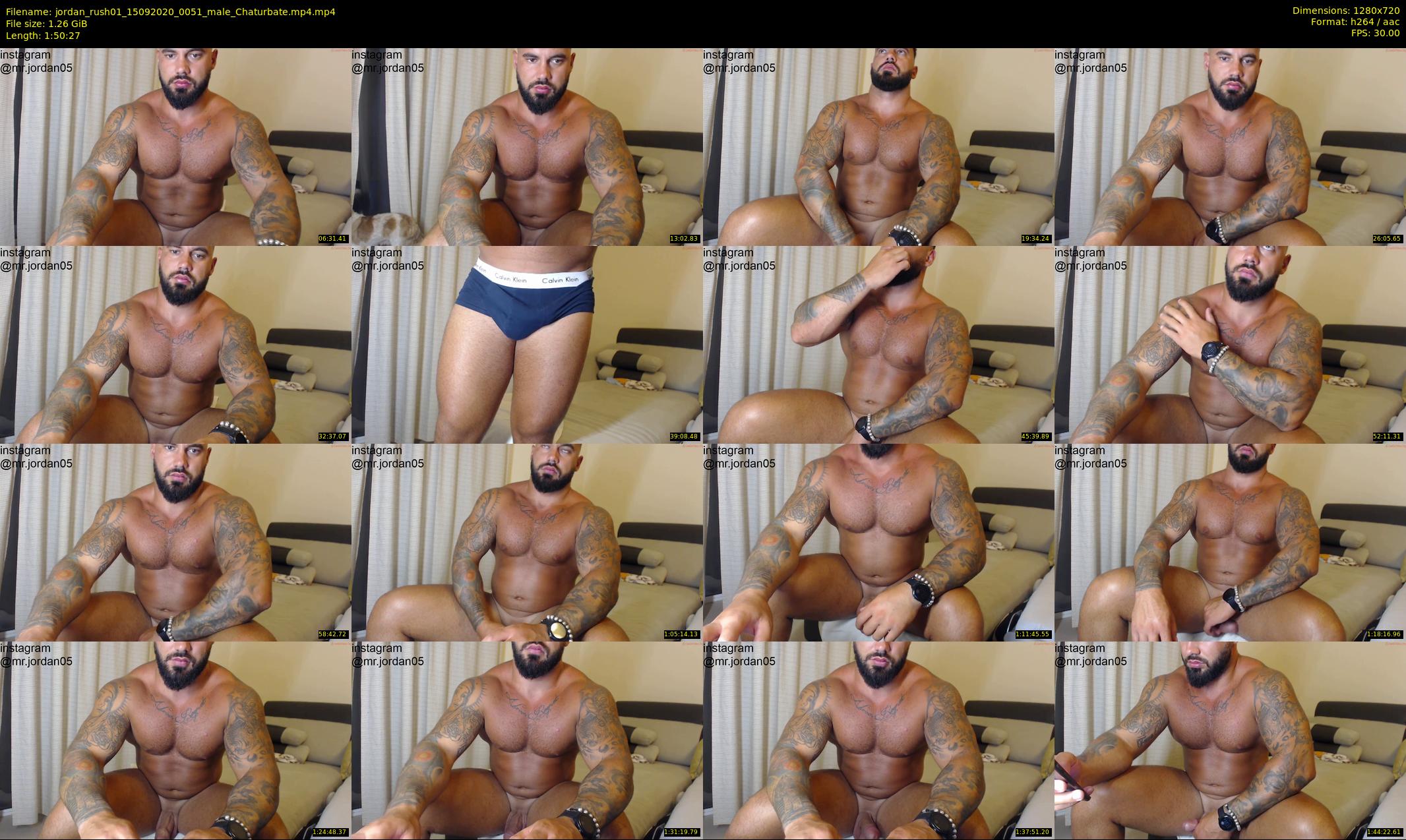 jordan_rush01 — 111 minute Chaturbate male cam show recording, 720p, Sep 15, 2020