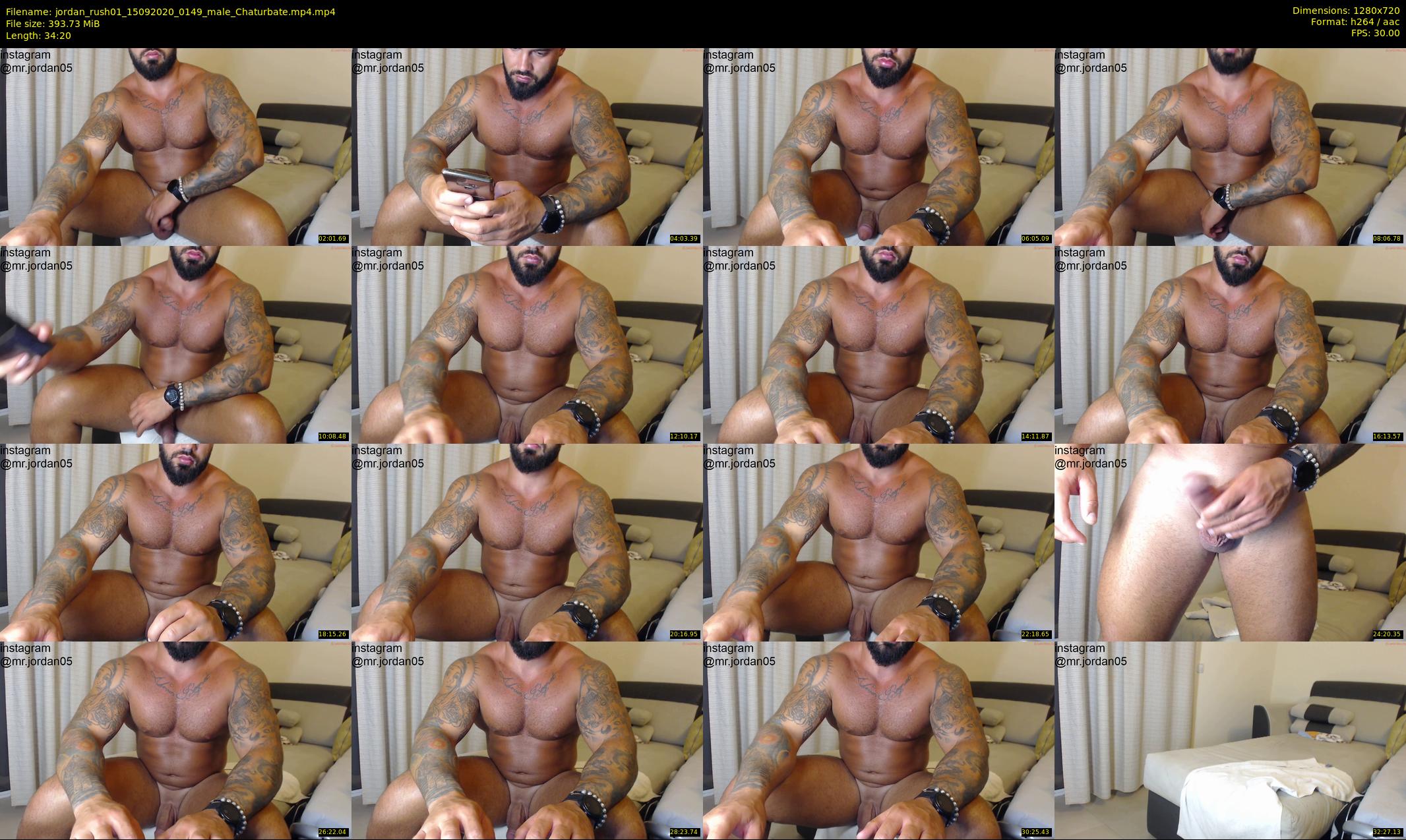 jordan_rush01 — 35 minute Chaturbate male cam show recording, 720p, Sep 15, 2020