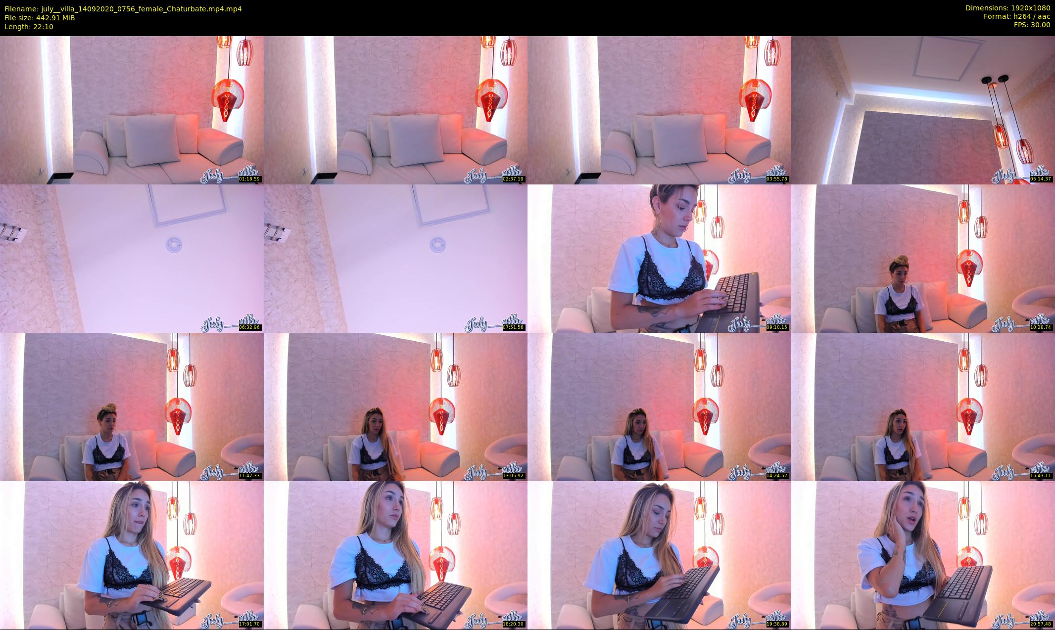july__villa — 23 minute Chaturbate female cam show recording, 1080p, Sep 14, 2020