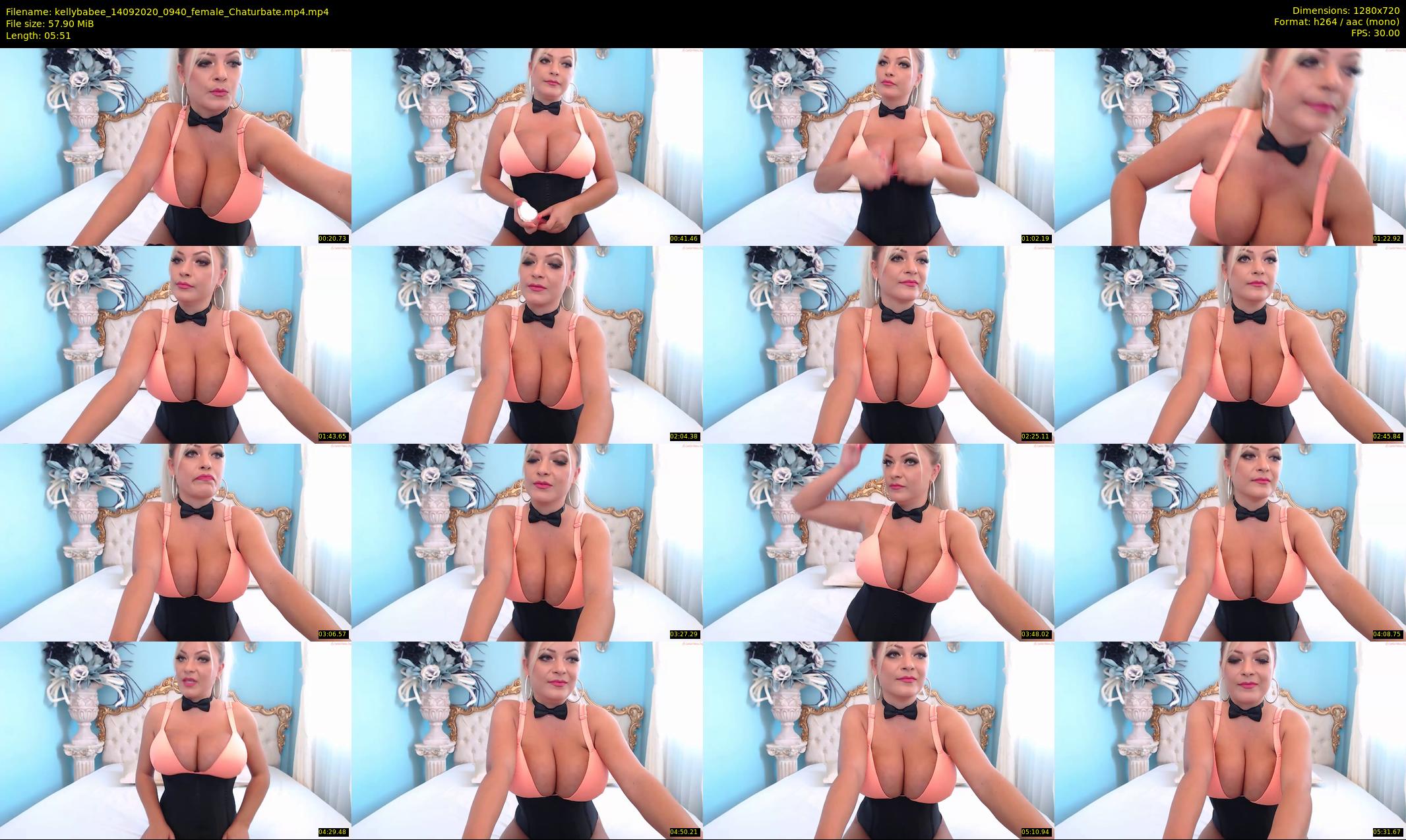 kellybabee — 6 minute Chaturbate female cam show recording, 720p, Sep 14, 2020