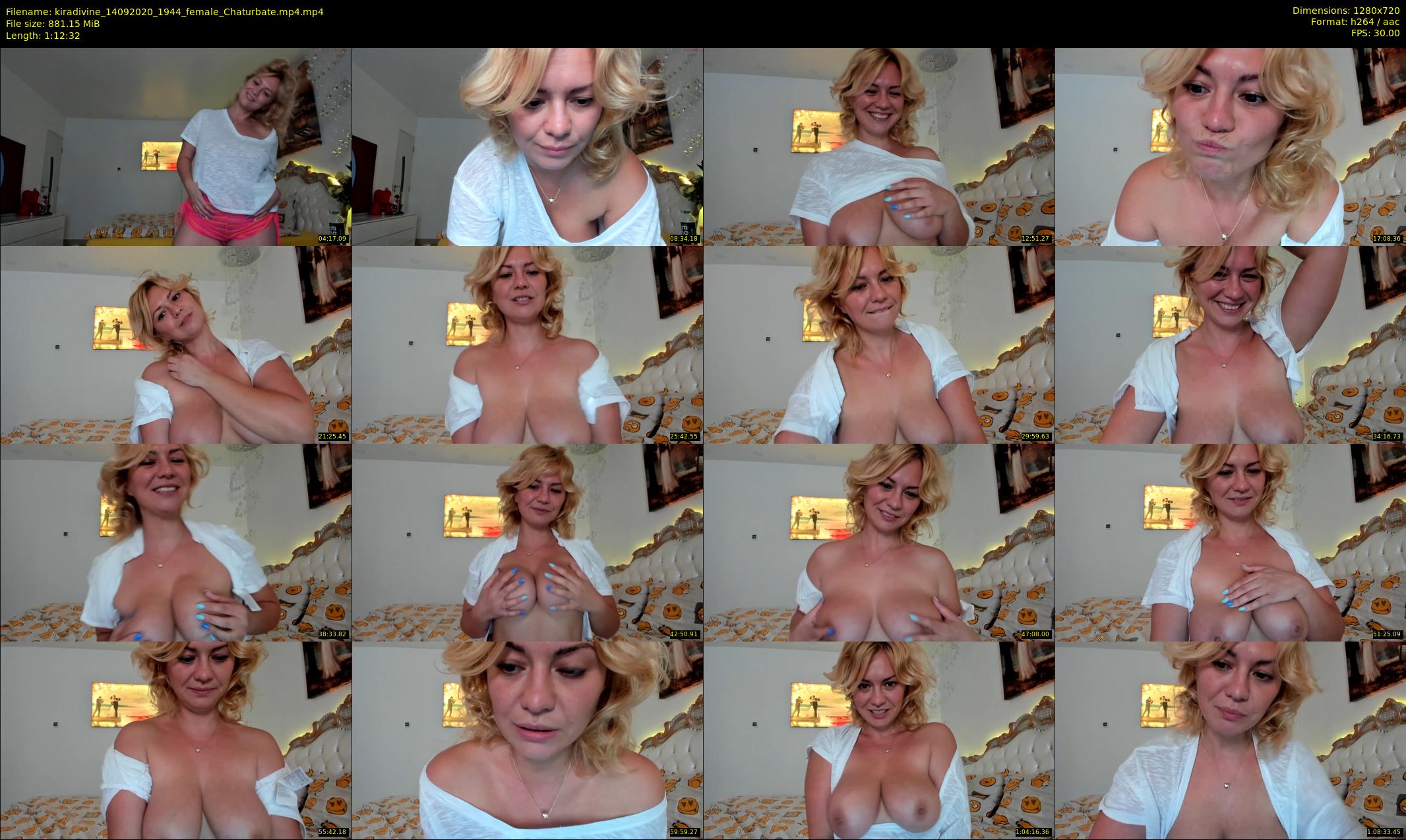 kiradivine — 73 minute Chaturbate female cam show recording, 720p, Sep 14, 2020