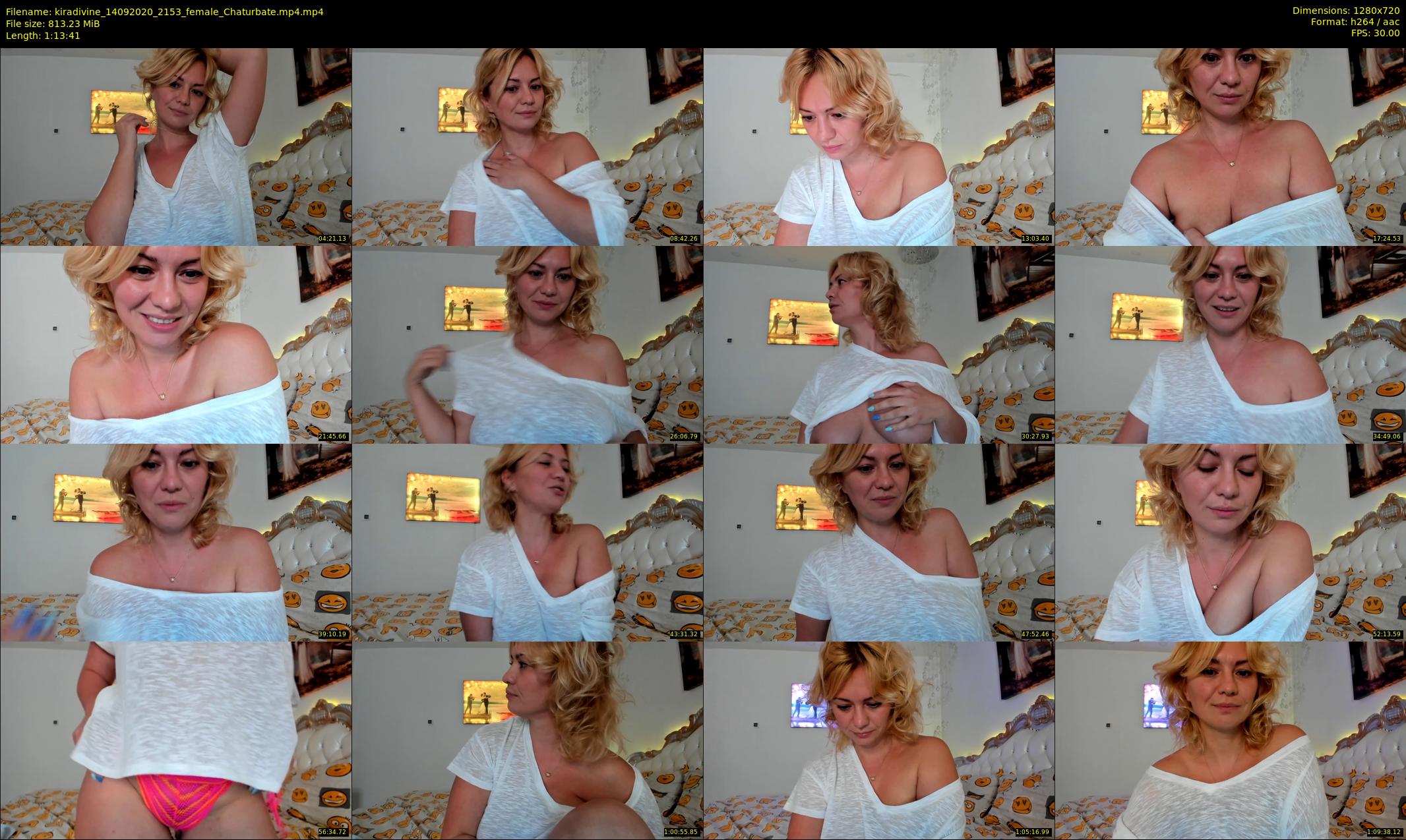 kiradivine — 74 minute Chaturbate female cam show recording, 720p, Sep 14, 2020