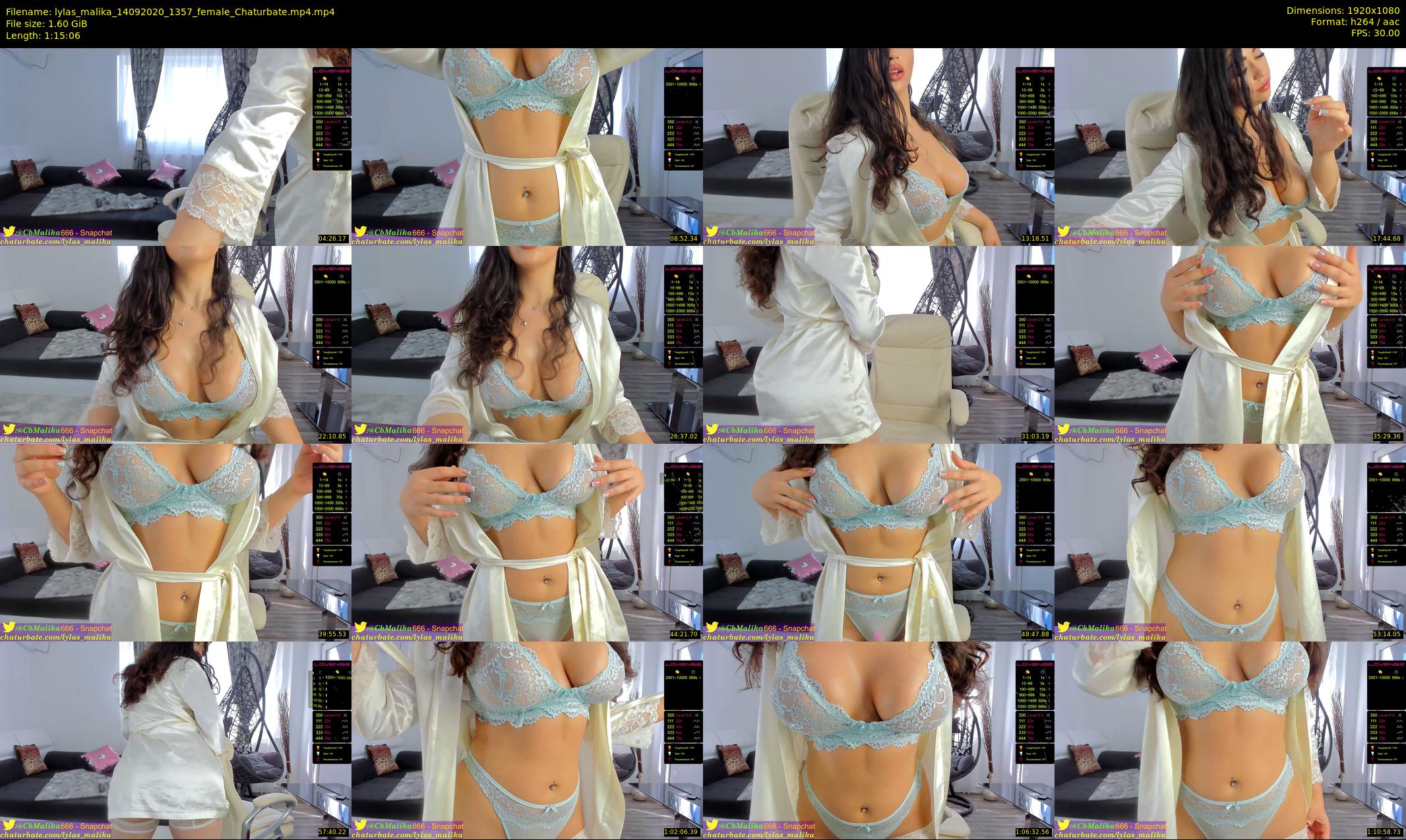 lylas_malika — 76 minute Chaturbate female cam show recording, 1080p, Sep 14, 2020