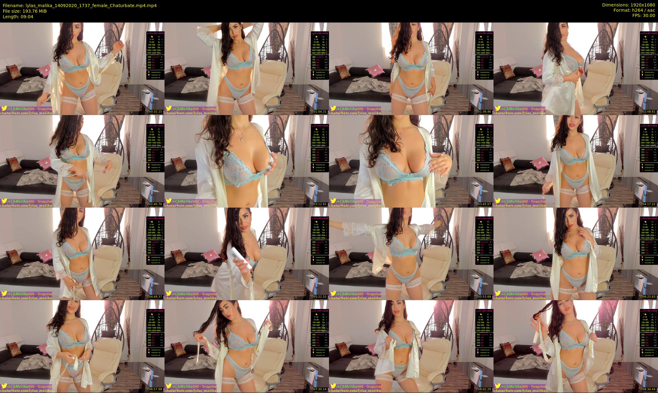 lylas_malika — 10 minute Chaturbate female cam show recording, 1080p, Sep 14, 2020
