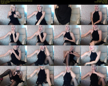 mallinia — 10 minute Chaturbate female cam show recording, 480p, Sep 14, 2020
