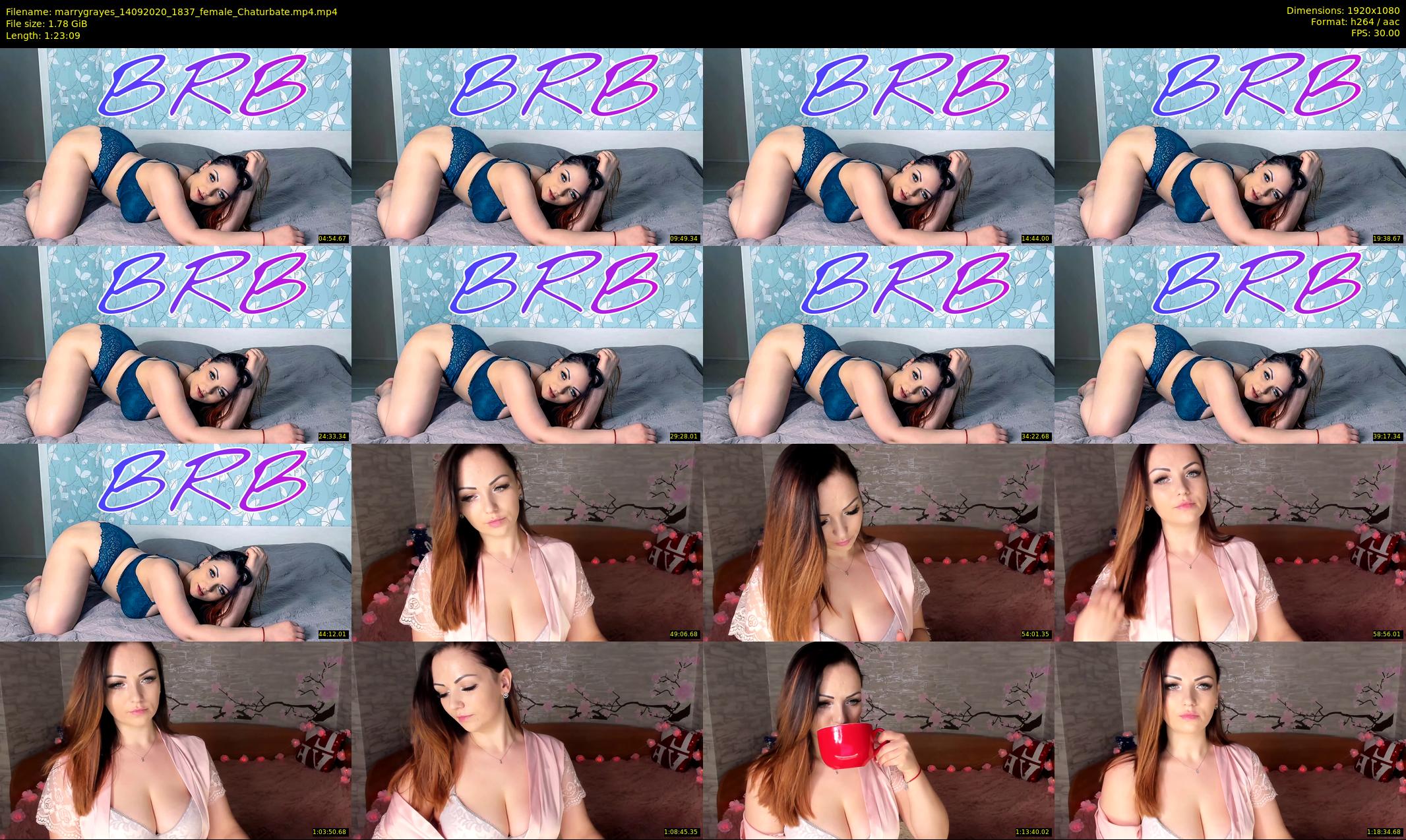 marrygrayes — 84 minute Chaturbate female cam show recording, 1080p, Sep 14, 2020