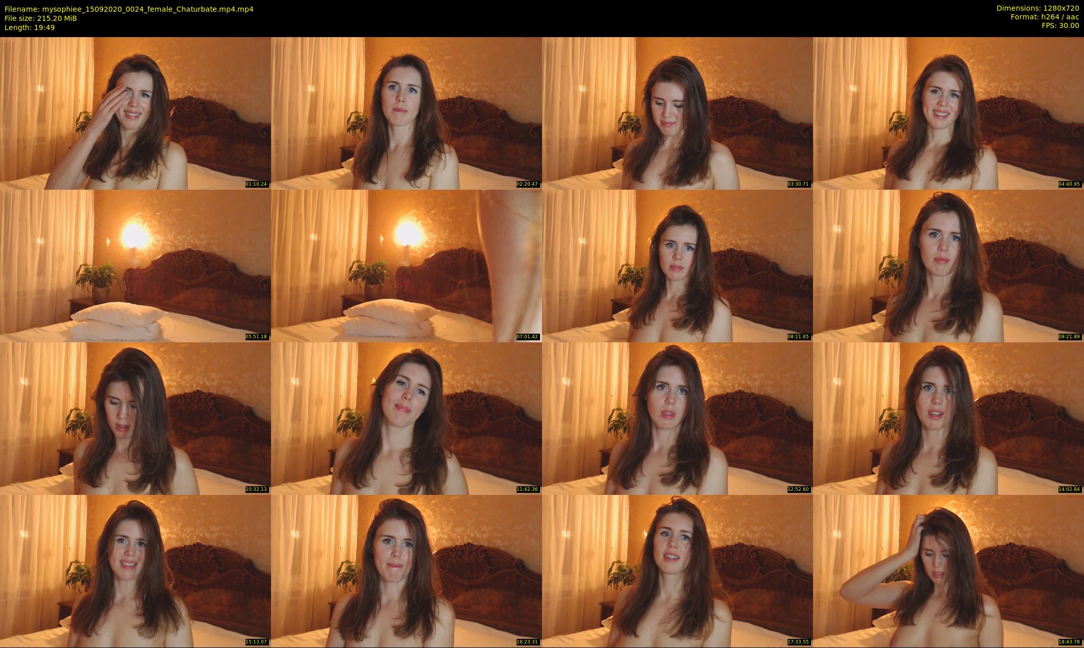 mysophiee — 20 minute Chaturbate female cam show recording, 720p, Sep 15, 2020