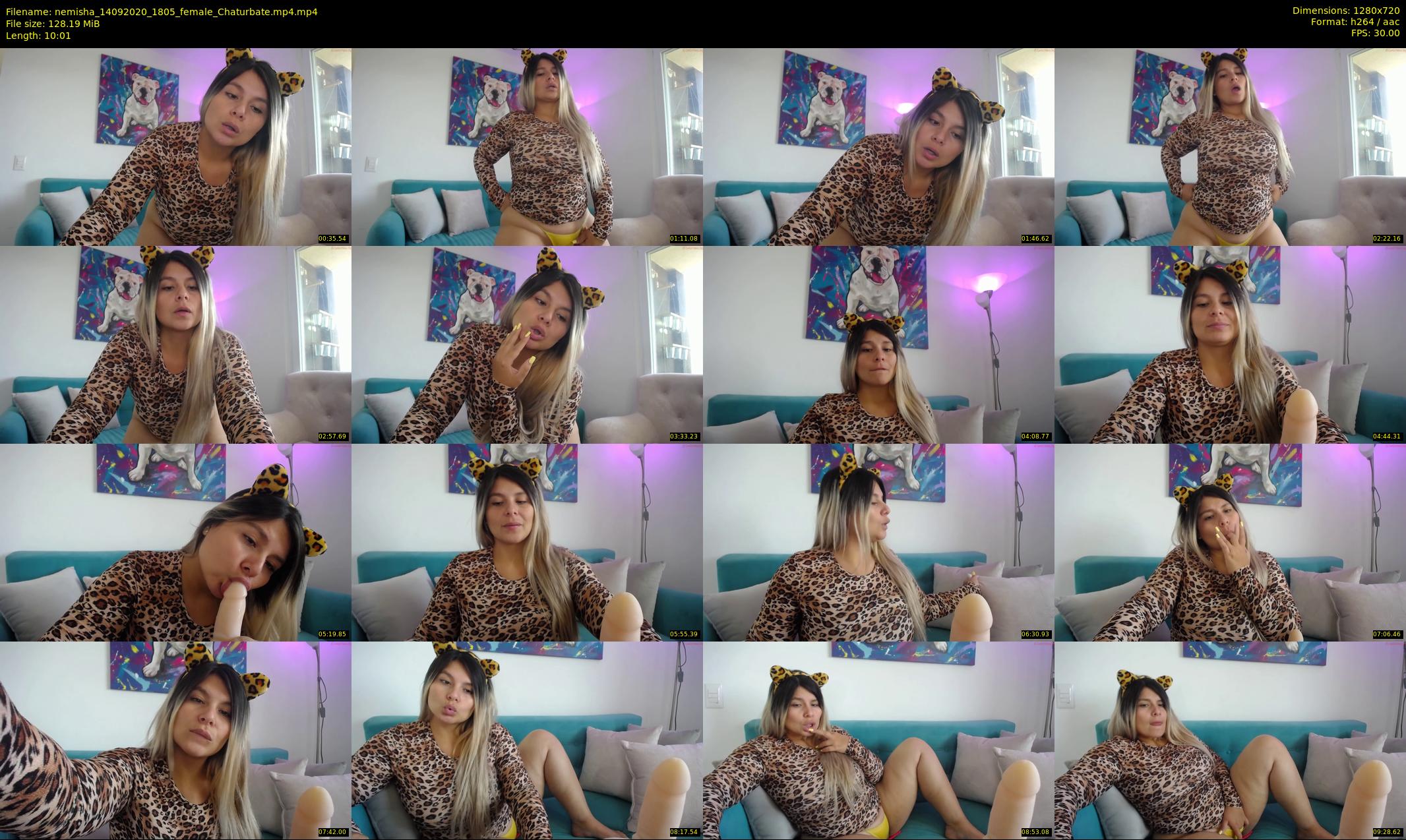 nemisha — 11 minute Chaturbate female cam show recording, 720p, Sep 14, 2020