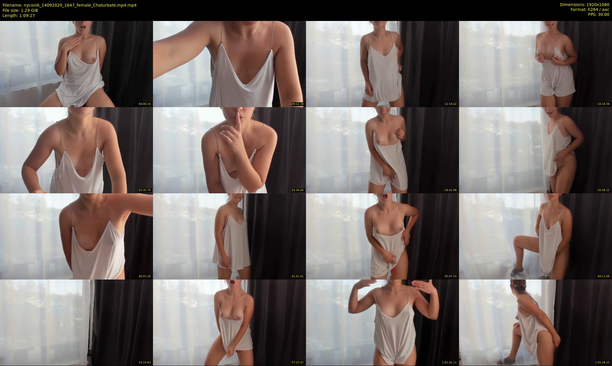 nyconik — 70 minute Chaturbate female cam show recording, 1080p, Sep 14, 2020