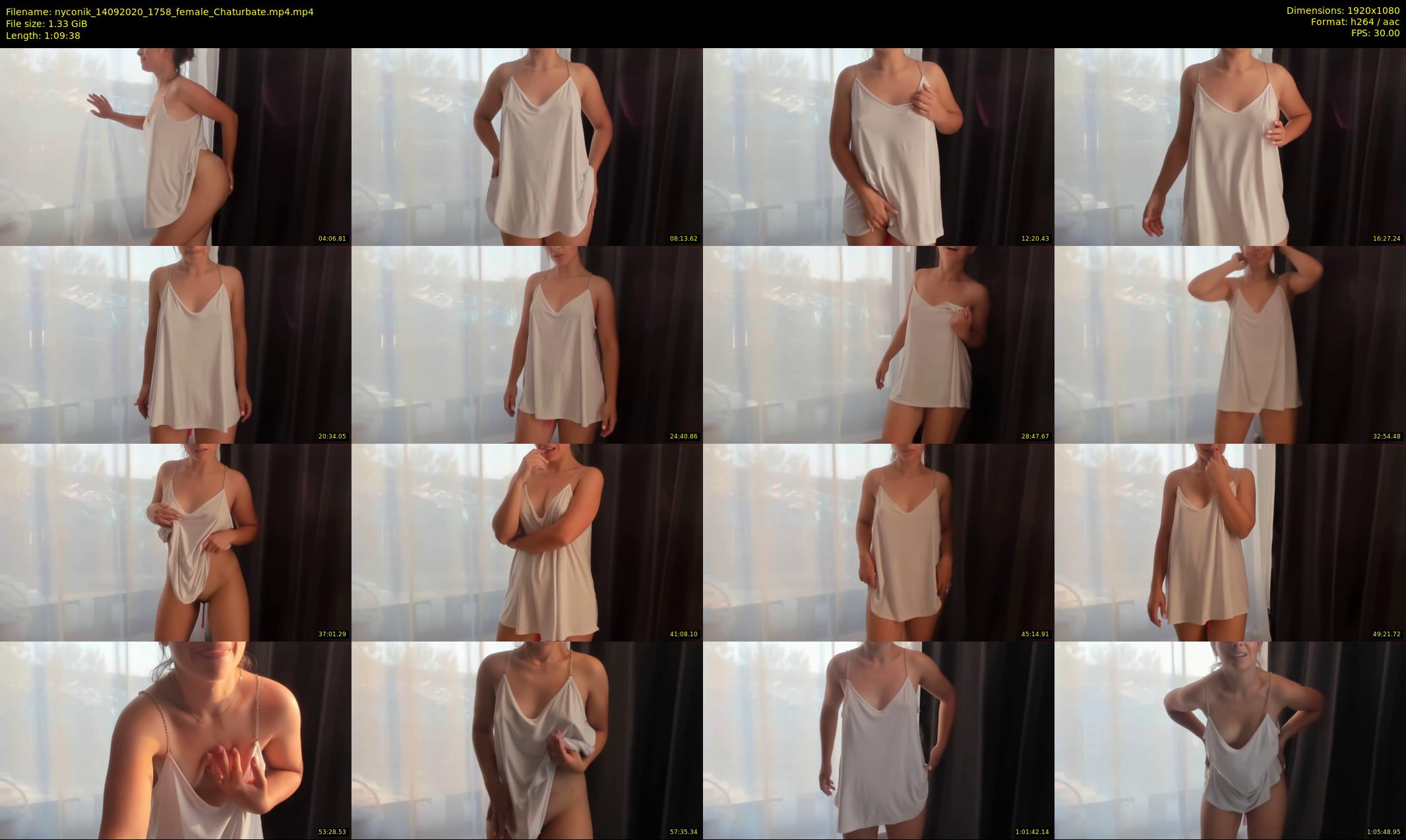 nyconik — 70 minute Chaturbate female cam show recording, 1080p, Sep 14, 2020