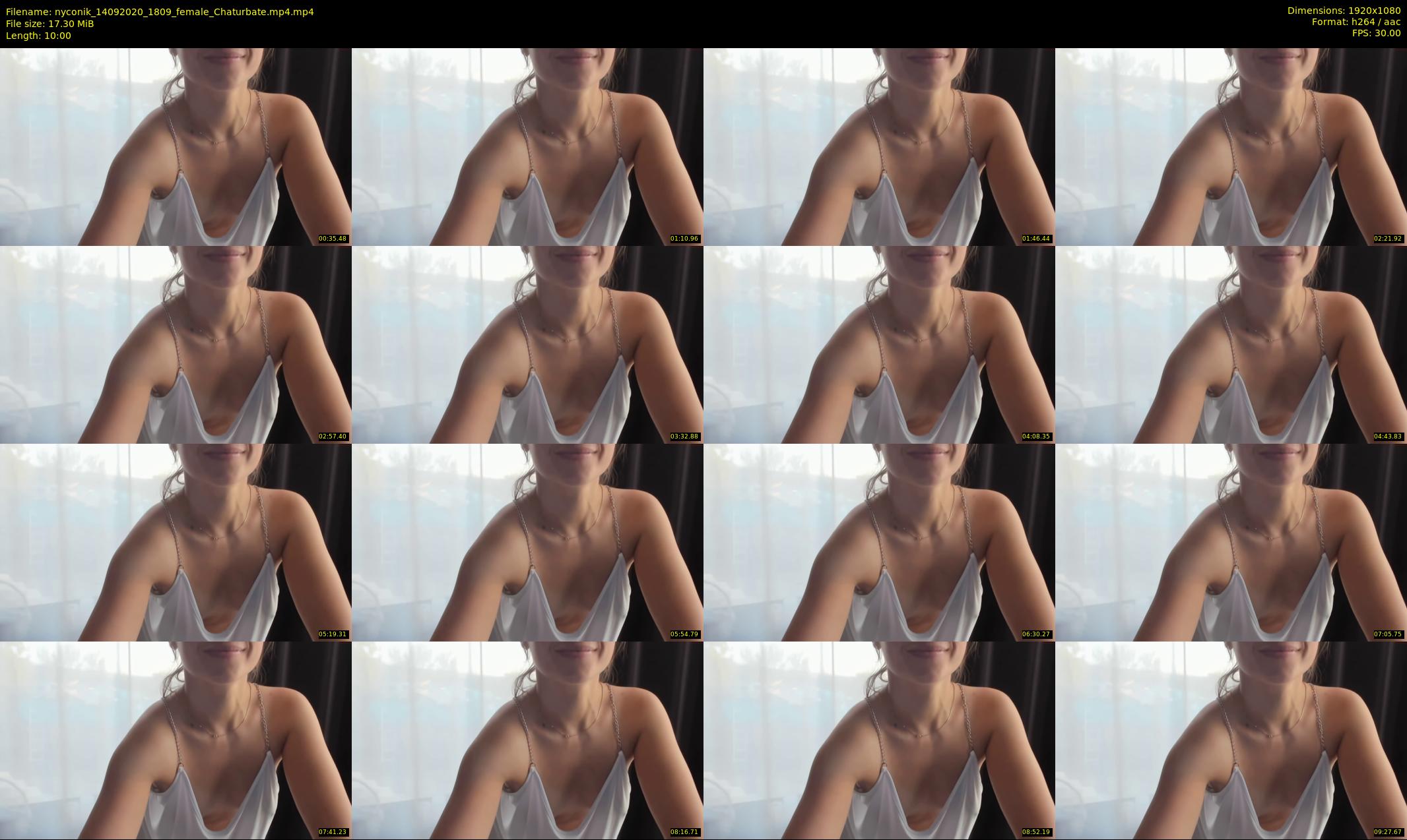 nyconik — 10 minute Chaturbate female cam show recording, 1080p, Sep 14, 2020