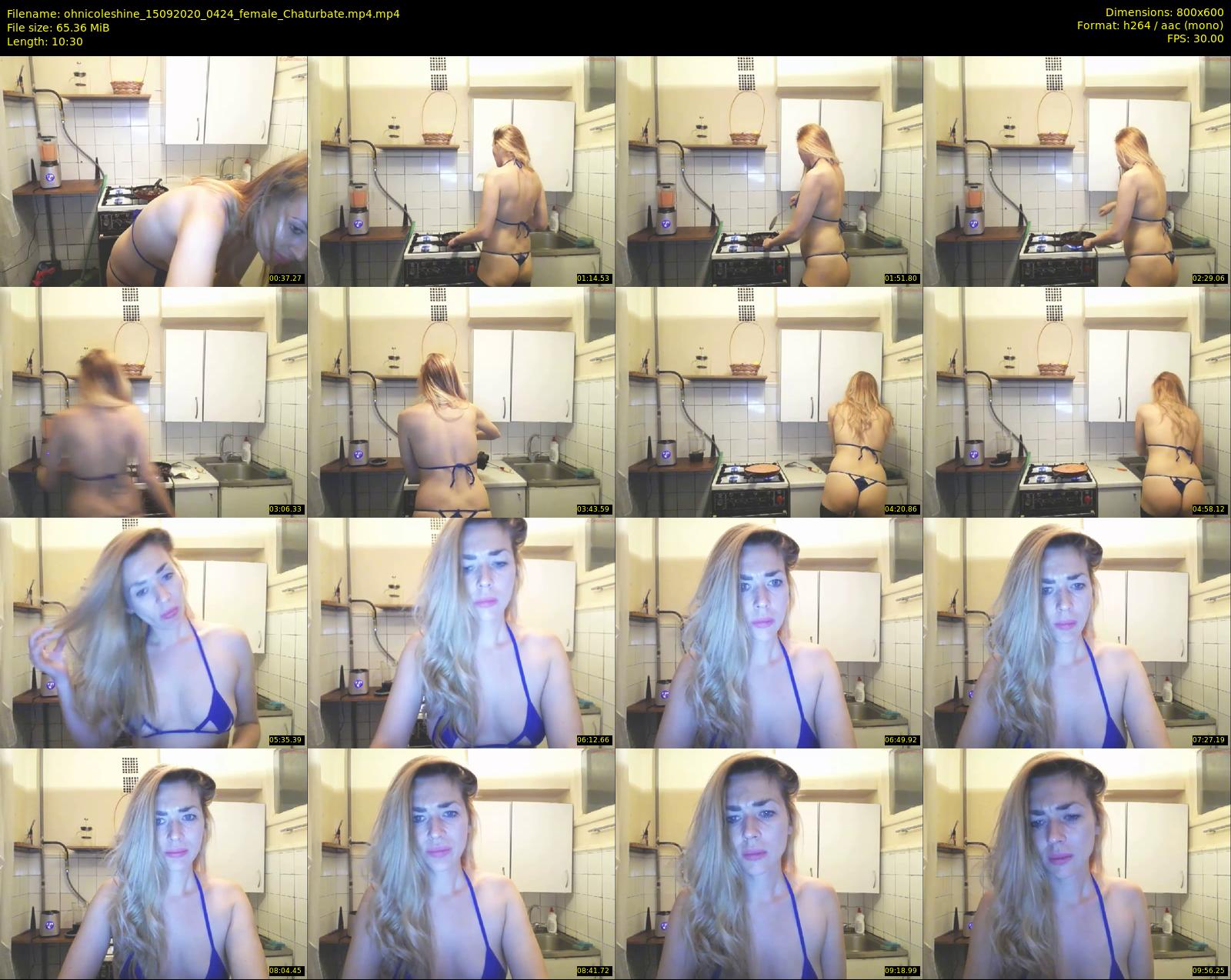 ohnicoleshine — 11 minute Chaturbate female cam show recording, 480p, Sep 15, 2020