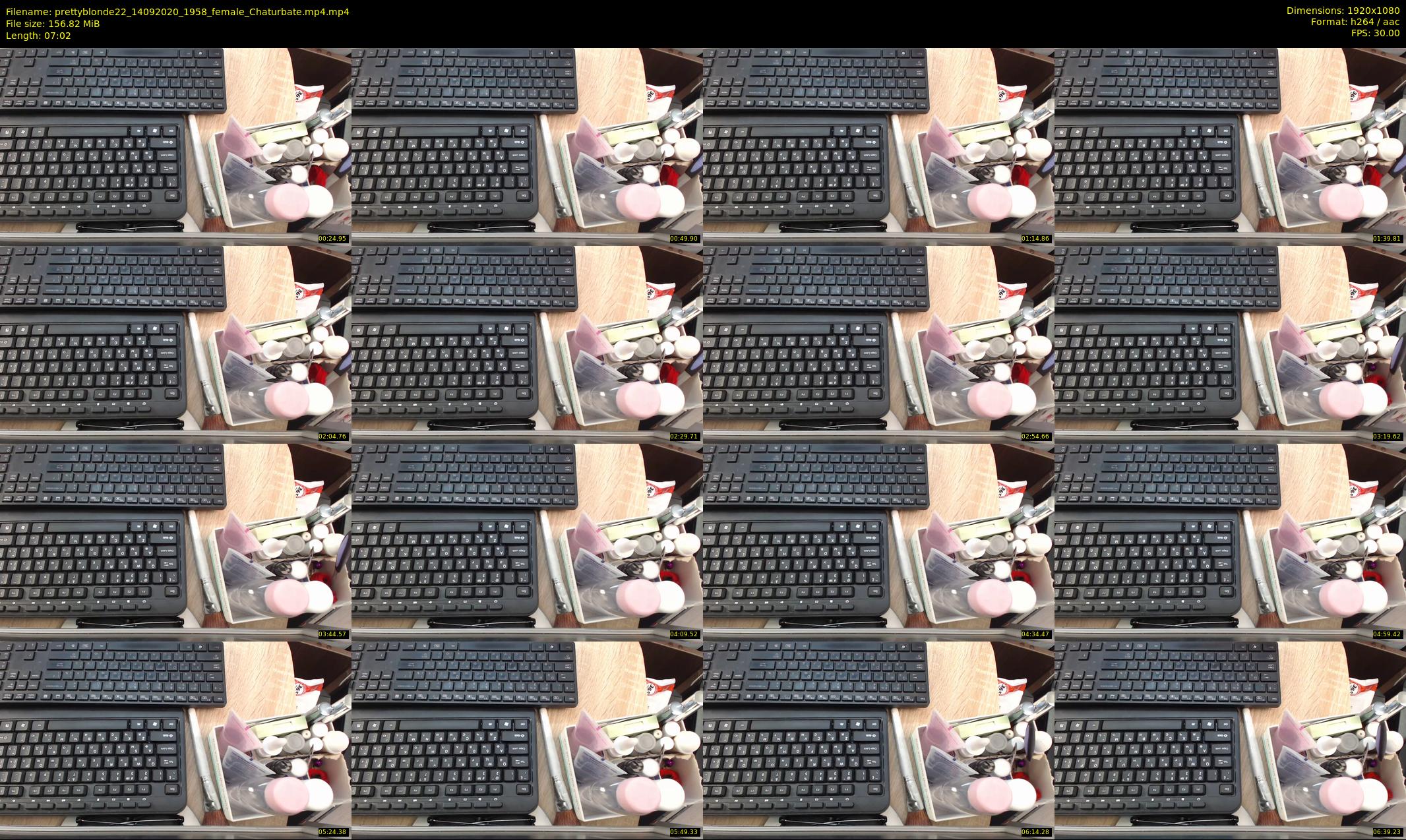 prettyblonde22 — 8 minute Chaturbate female cam show recording, 1080p, Sep 14, 2020