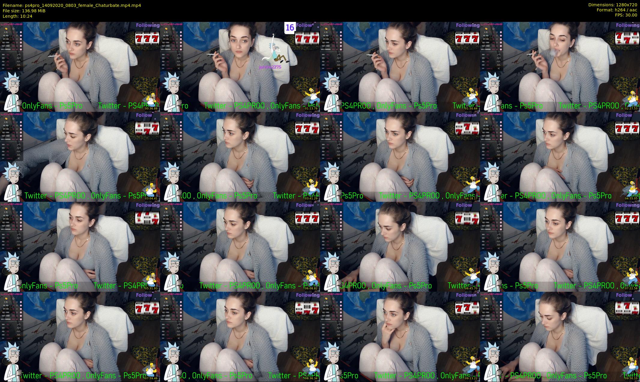 ps4pro — 11 minute Chaturbate female cam show recording, 720p, Sep 14, 2020