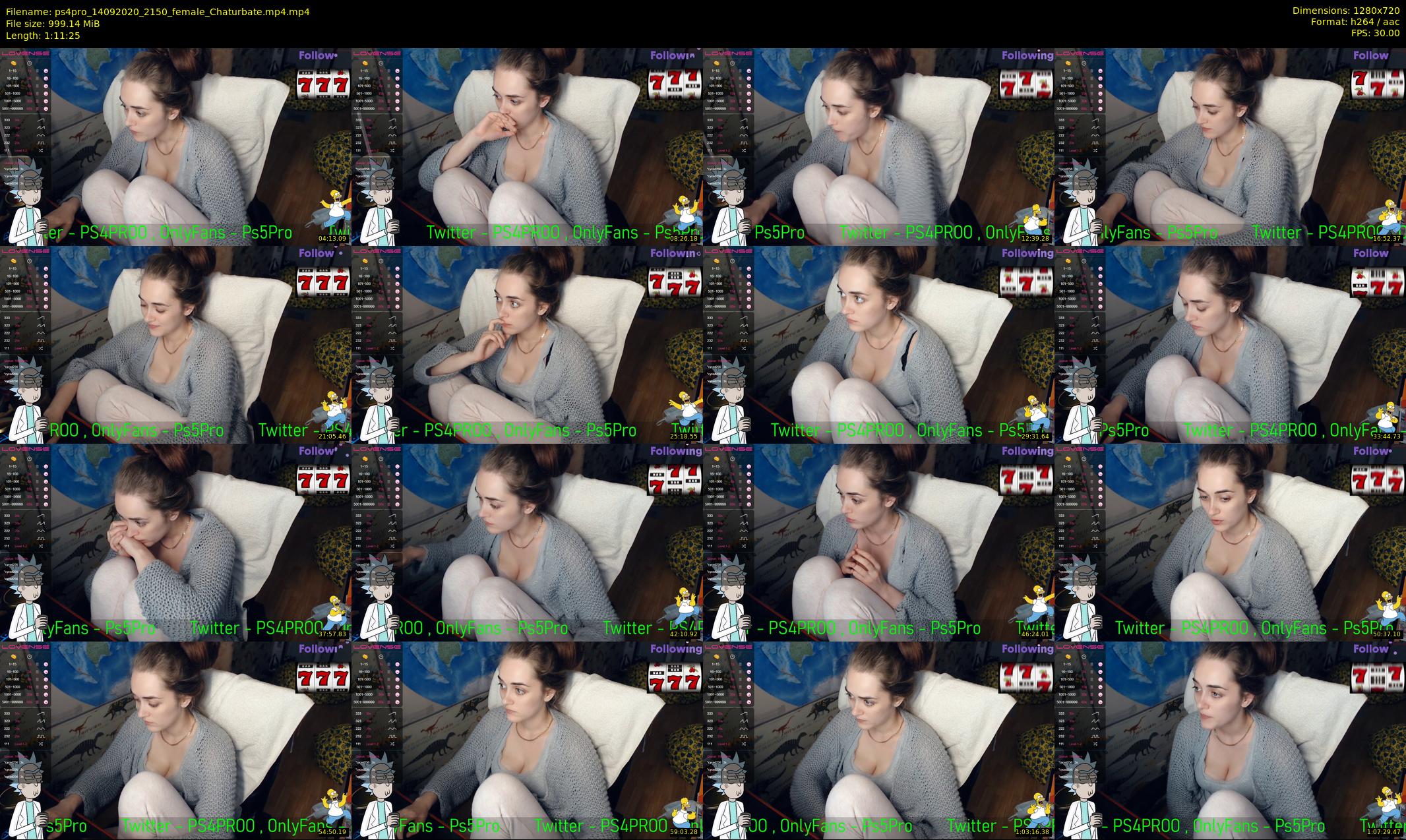 ps4pro — 72 minute Chaturbate female cam show recording, 720p, Sep 14, 2020
