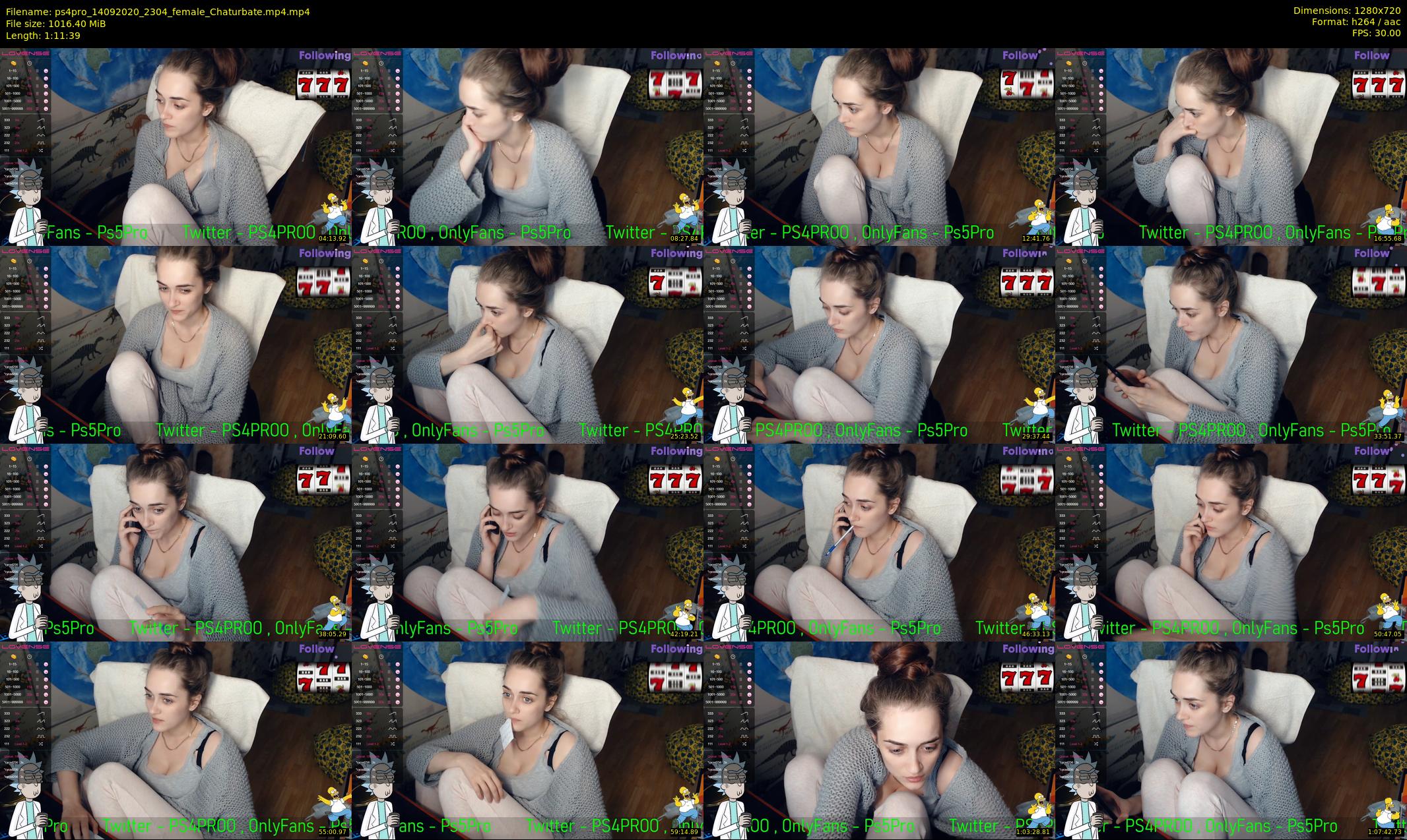 ps4pro — 72 minute Chaturbate female cam show recording, 720p, Sep 14, 2020