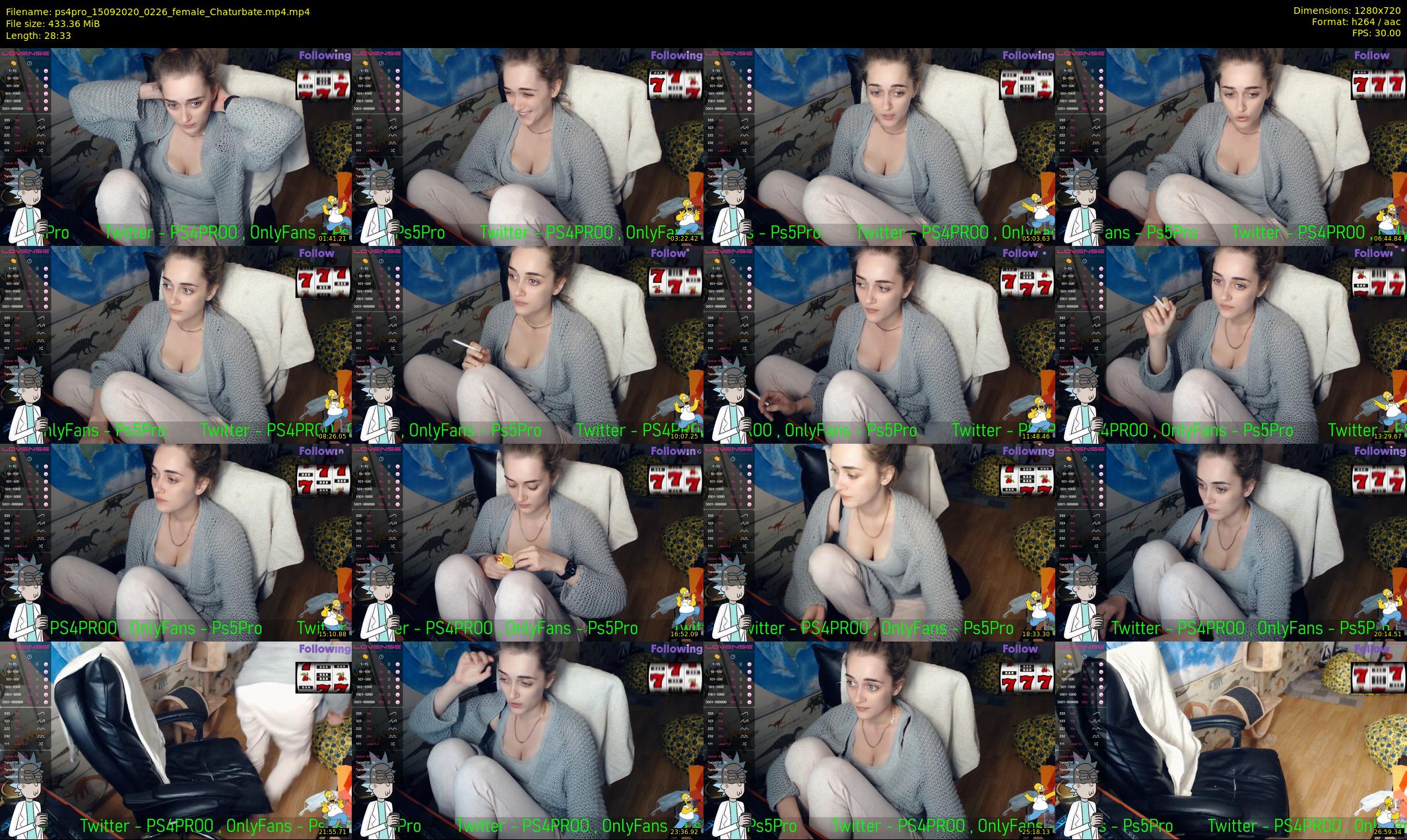 ps4pro — 29 minute Chaturbate female cam show recording, 720p, Sep 15, 2020