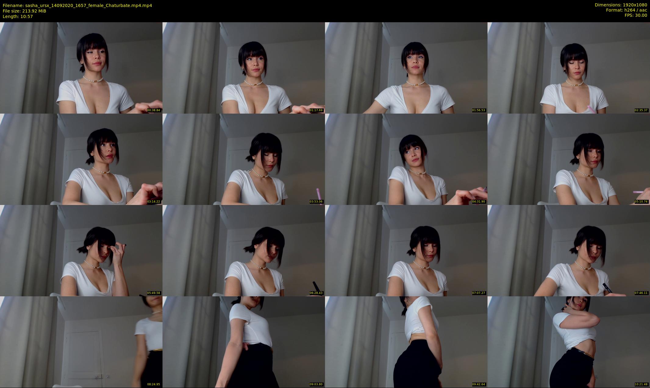 sasha_ursx — 11 minute Chaturbate female cam show recording, 1080p, Sep 14, 2020
