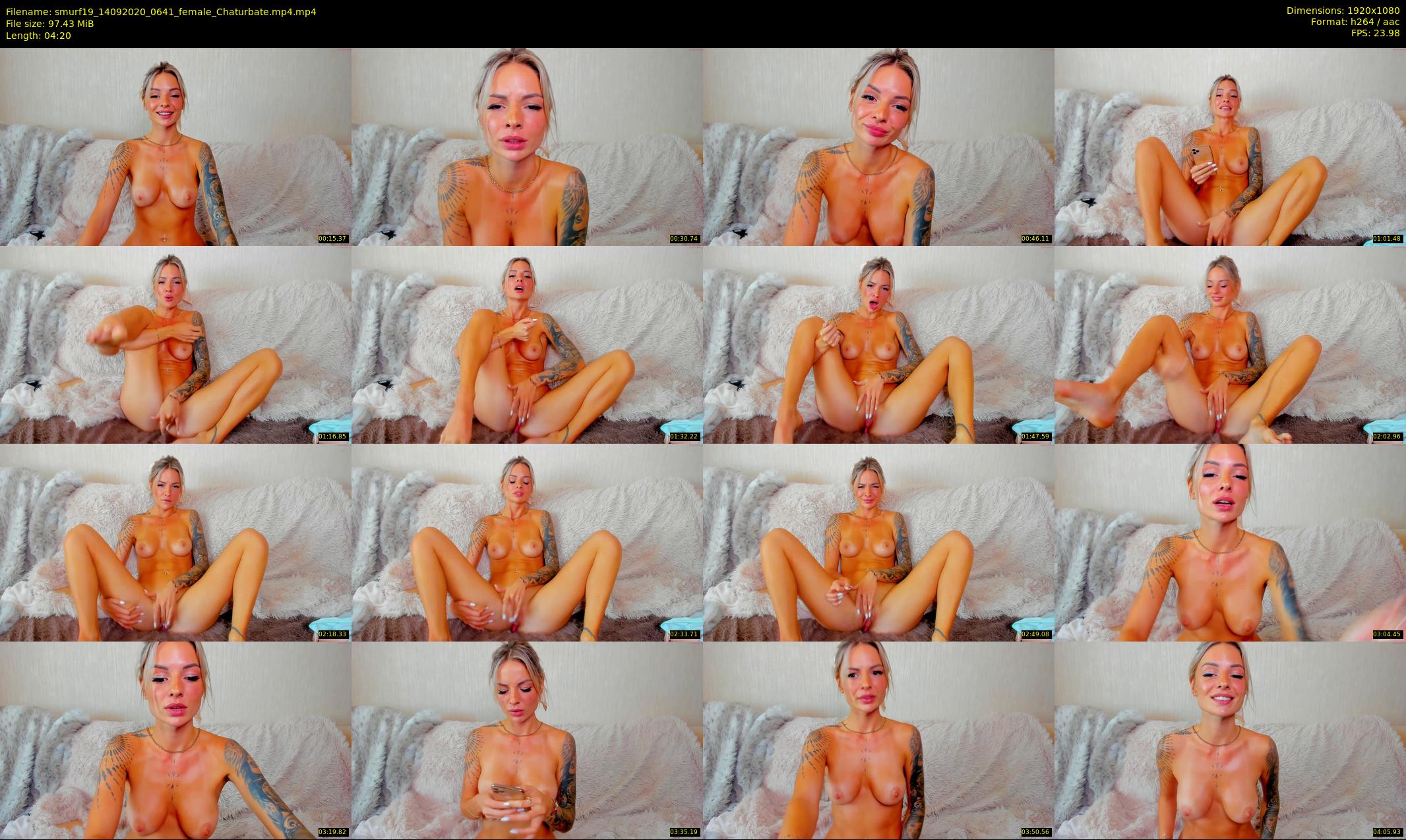 smurf19 — 5 minute Chaturbate female cam show recording, 1080p, Sep 14, 2020