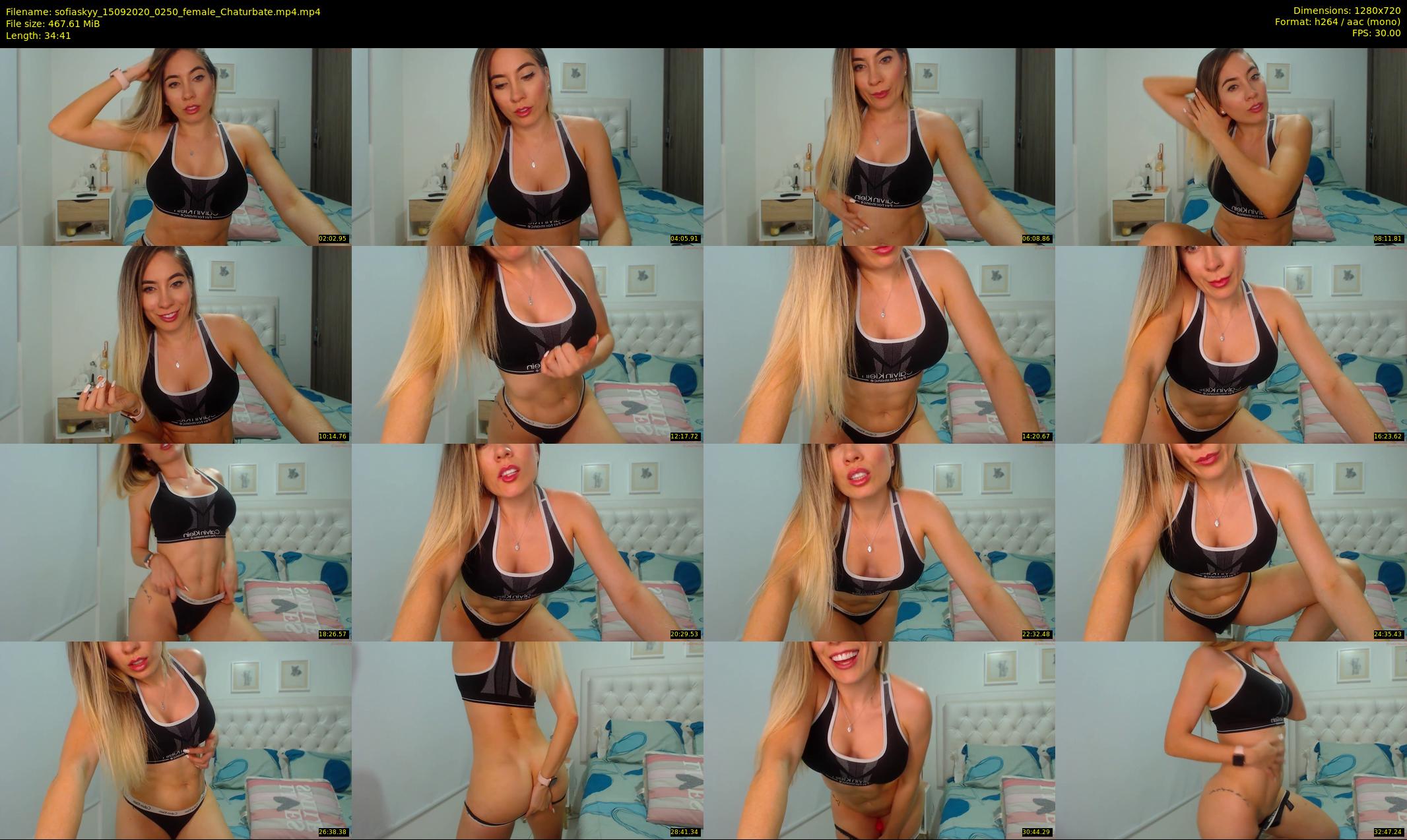 sofiaskyy — 35 minute Chaturbate female cam show recording, 720p, Sep 15, 2020
