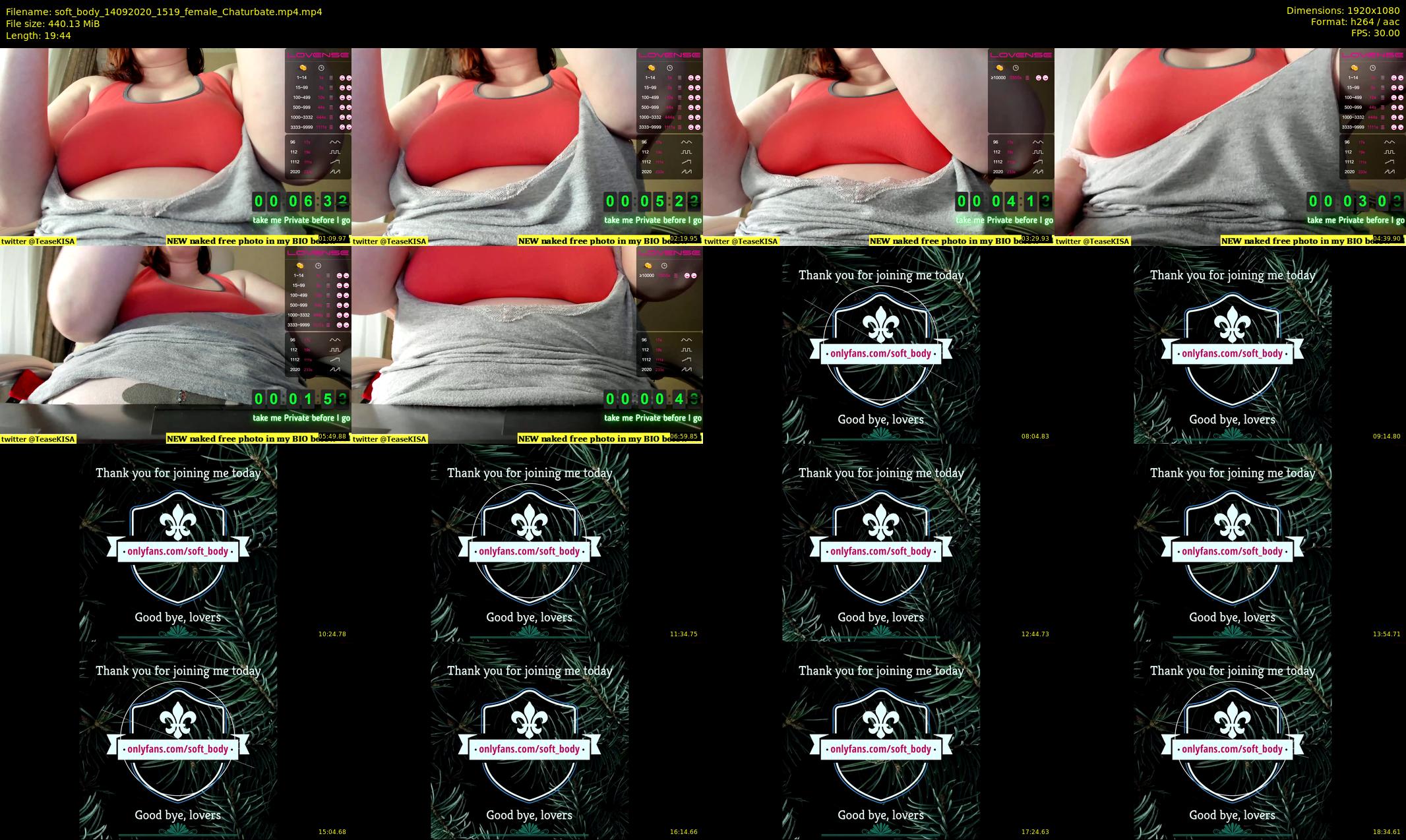 soft_body — 20 minute Chaturbate female cam show recording, 1080p, Sep 14, 2020