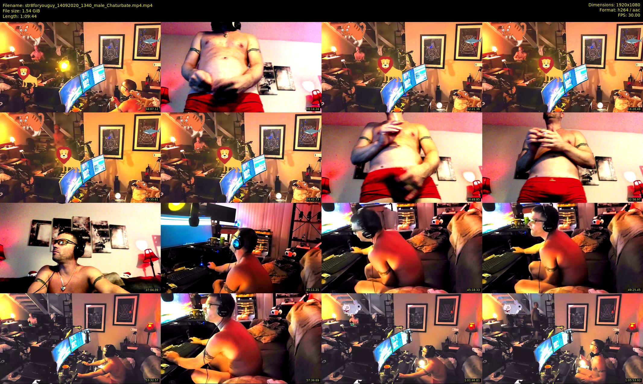 str8foryouguy — 70 minute Chaturbate male cam show recording, 1080p, Sep 14, 2020