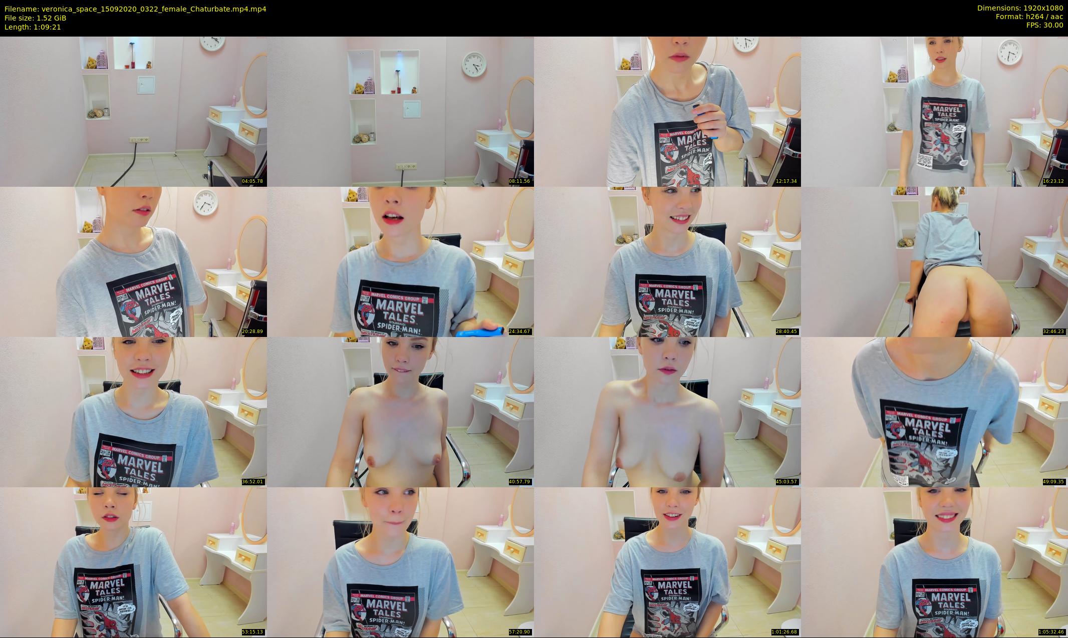 veronica_space — 70 minute Chaturbate female cam show recording, 1080p, Sep 15, 2020