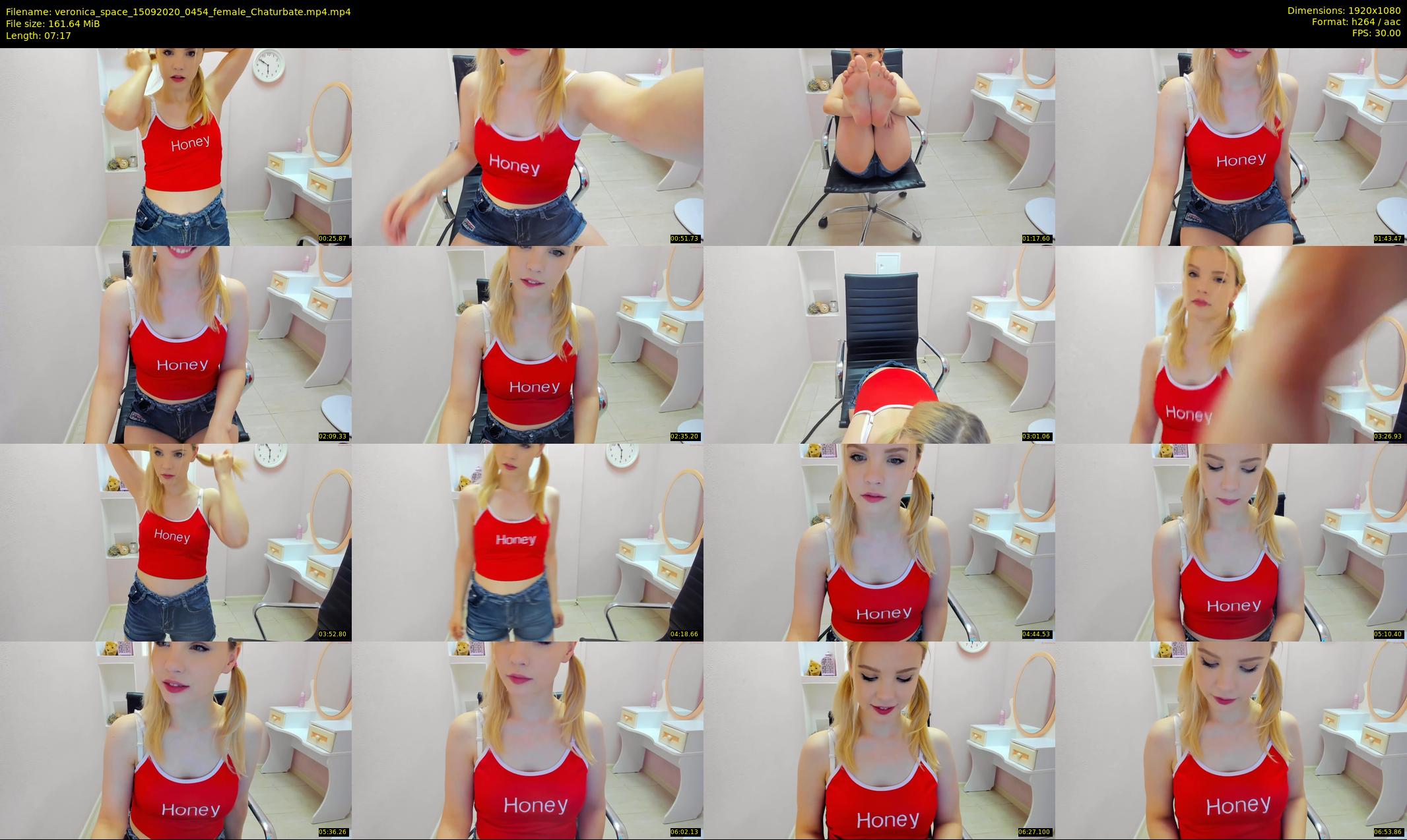 veronica_space — 8 minute Chaturbate female cam show recording, 1080p, Sep 15, 2020