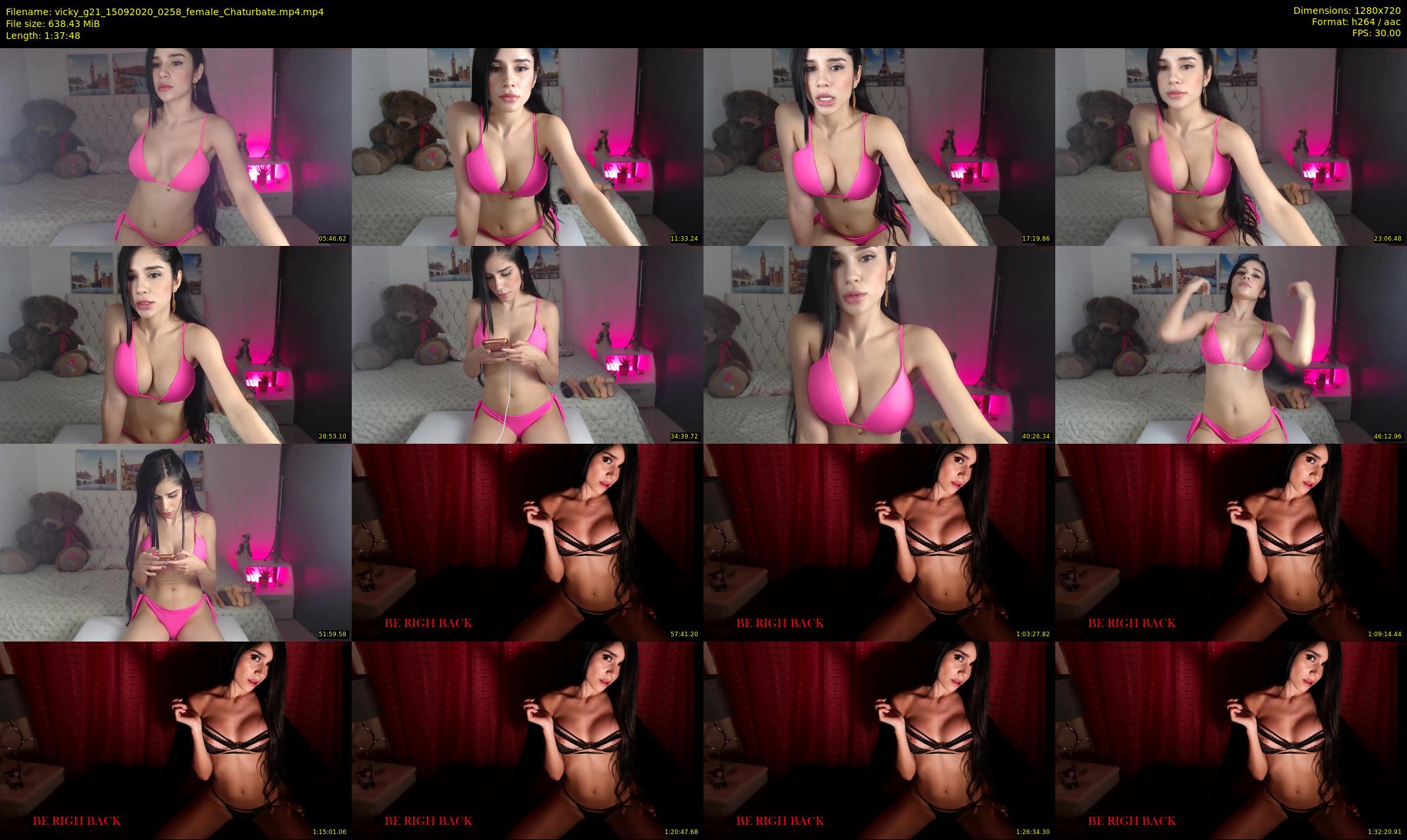 vicky_g21 — 98 minute Chaturbate female cam show recording, 720p, Sep 15, 2020